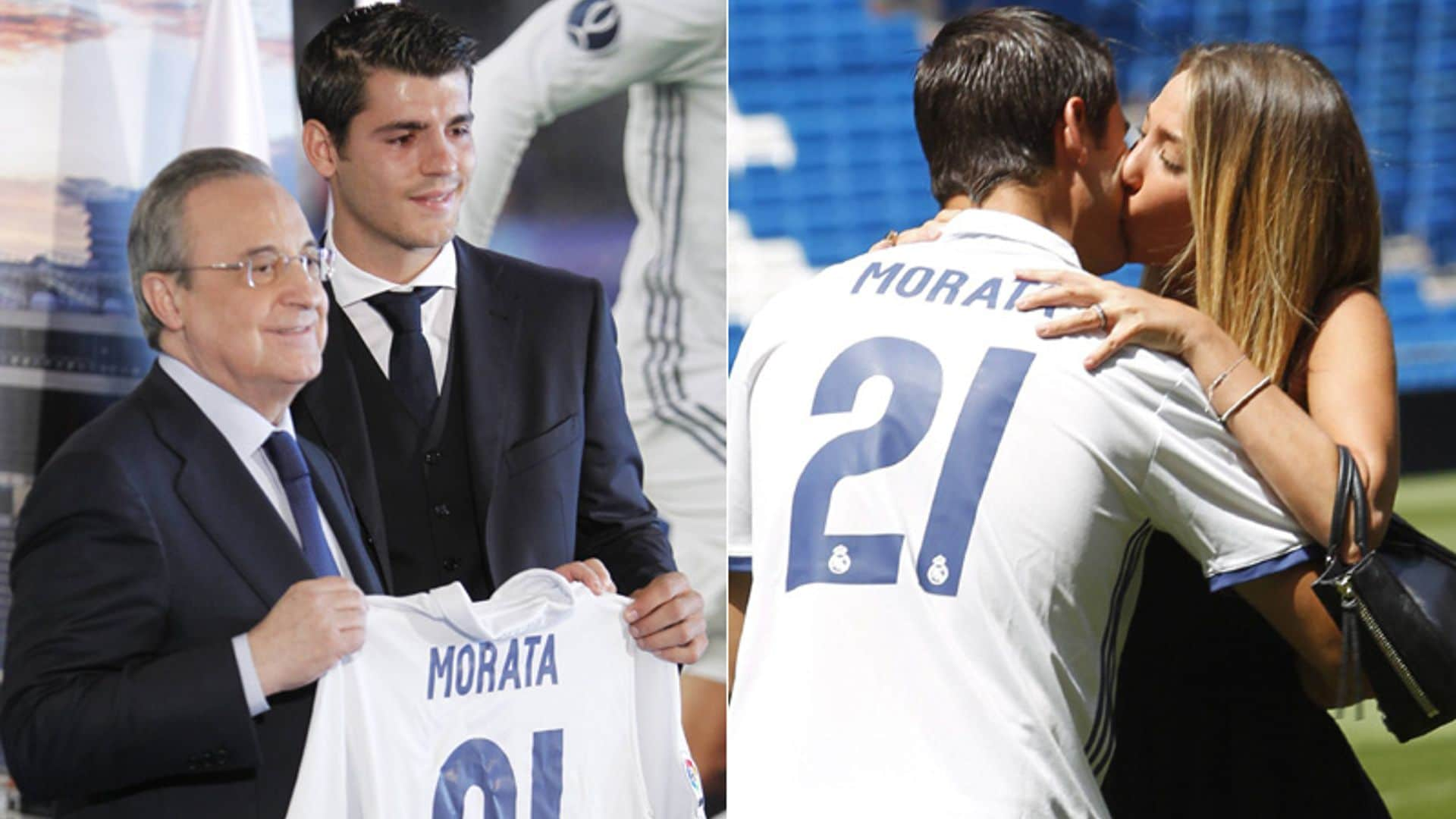 ¡Lágrimas y mucho amor! Así ha sido la presentación de Álvaro Morata como jugador del Real Madrid