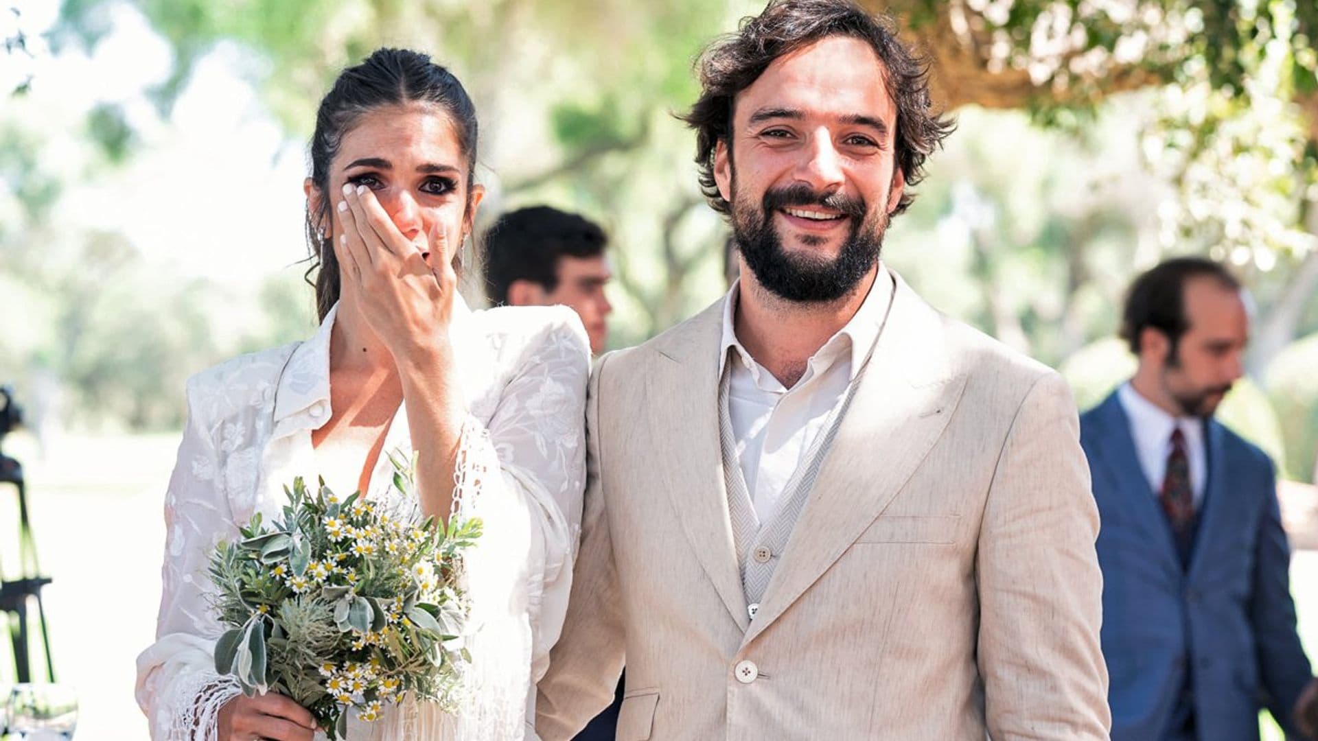 Lágrimas y emoción en la boda de Elena Furiase y Gonzalo Sierra