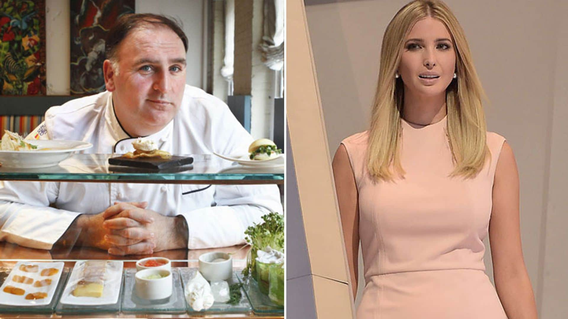 La 'batalla' del chef José Andrés con la familia Trump: ahora es el turno de Ivanka