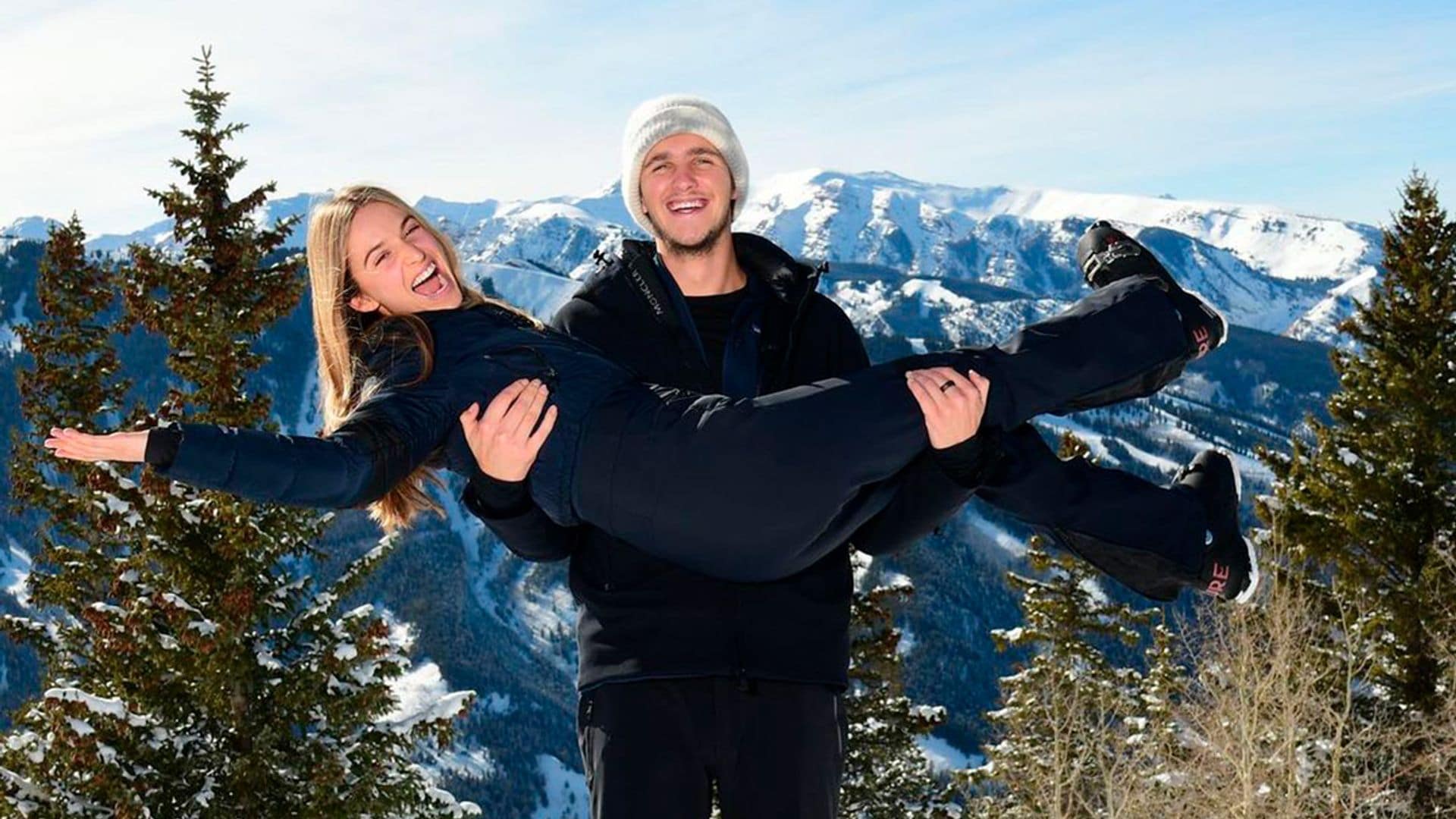 La romántica escapada de Talita Von Füsrstenberg con su novio a las montañas nevadas