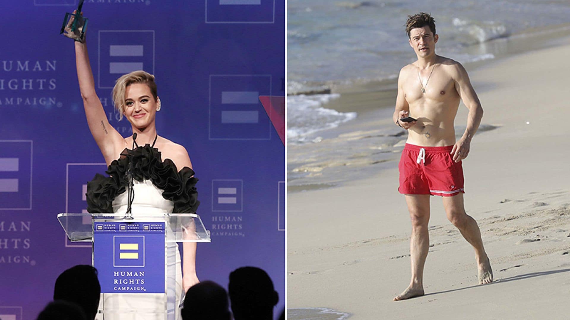 Orlando Bloom y Katy Perry, cada uno por su lado