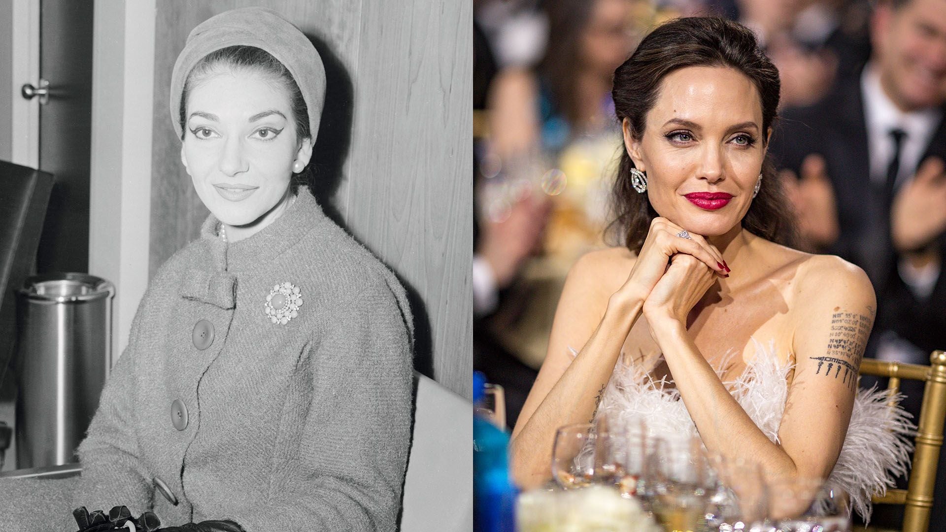 Angelina Jolie vs. Maria Callas: analizamos las vidas de dos divas de corazones rotos