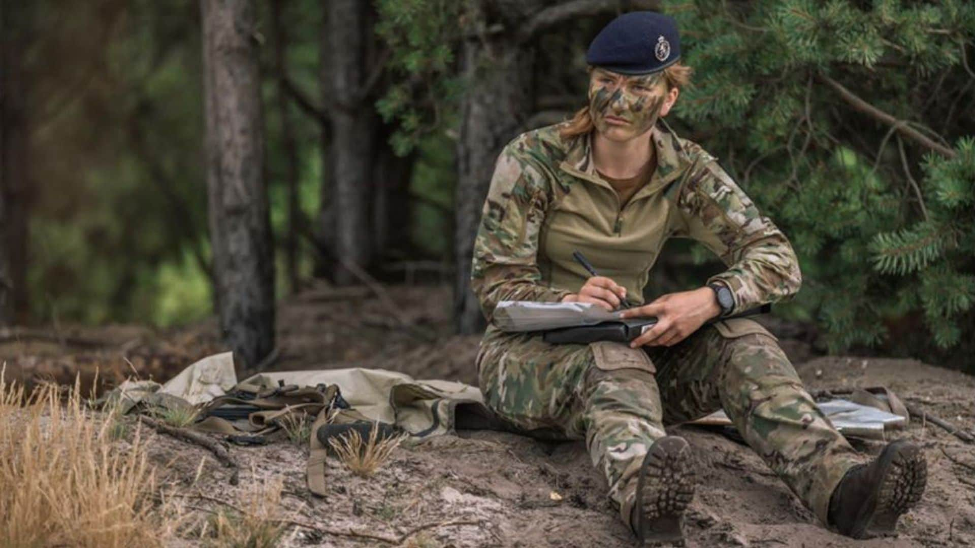 Esta es la formación militar de otras princesas de la edad de Leonor