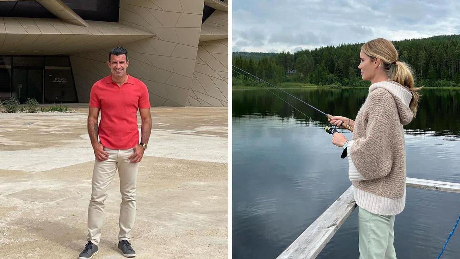 Helen Svedin y Luis Figo, vacaciones por separado: tú a Suecia y yo a Catar