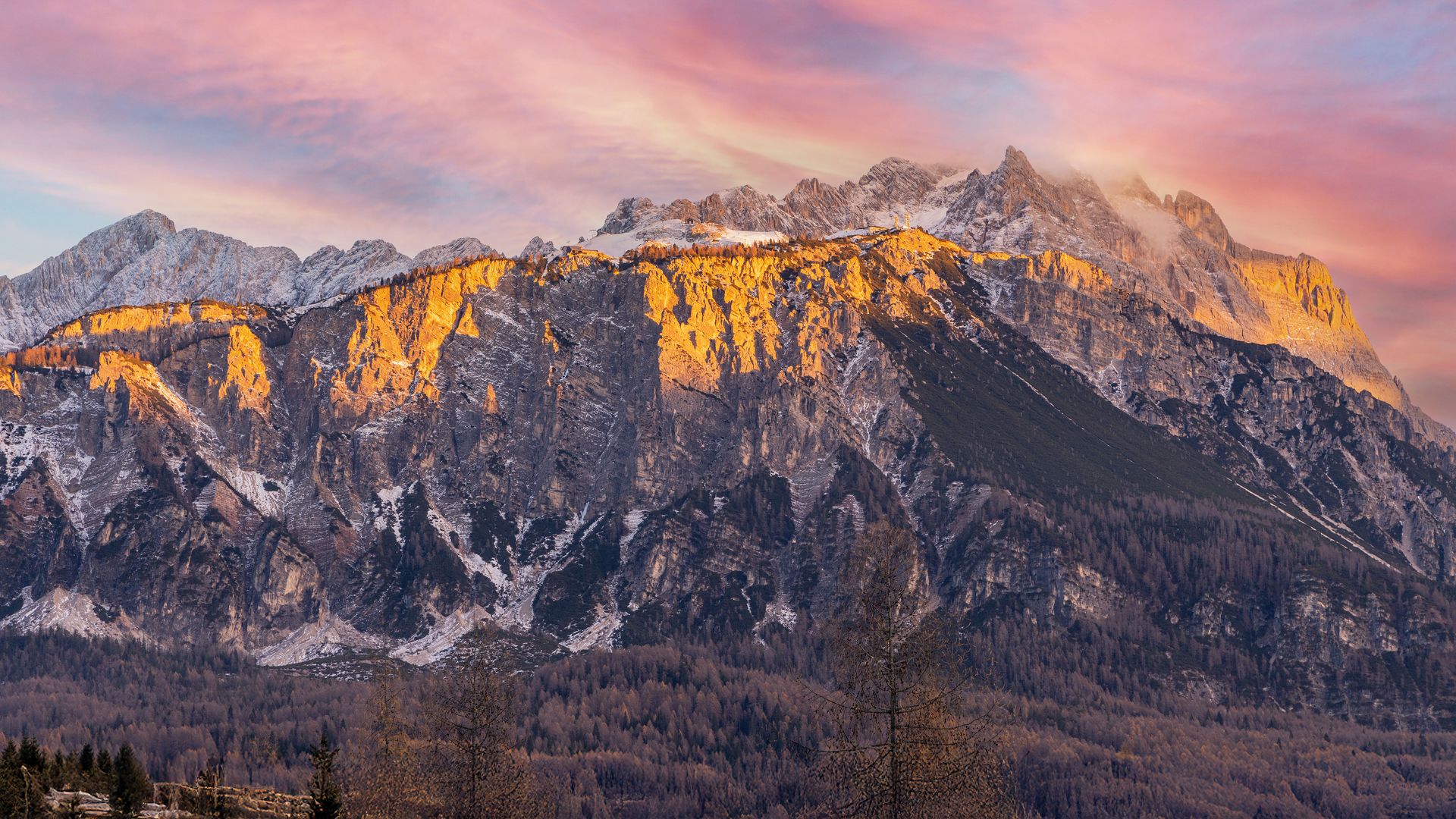 Las maravillosas vistas a las majestuosas montañas