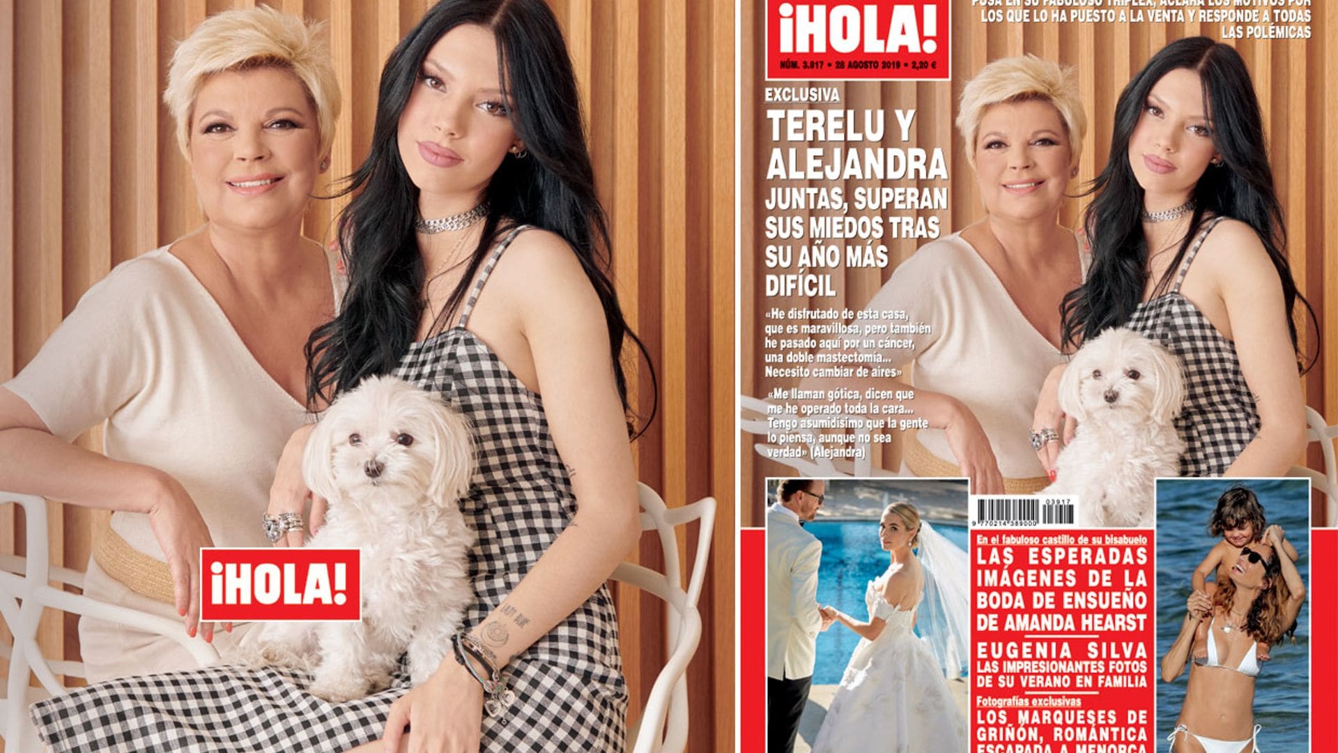 Exclusiva en ¡HOLA!: Terelu y Alejandra juntas, superan sus miedos tras su año más difícil