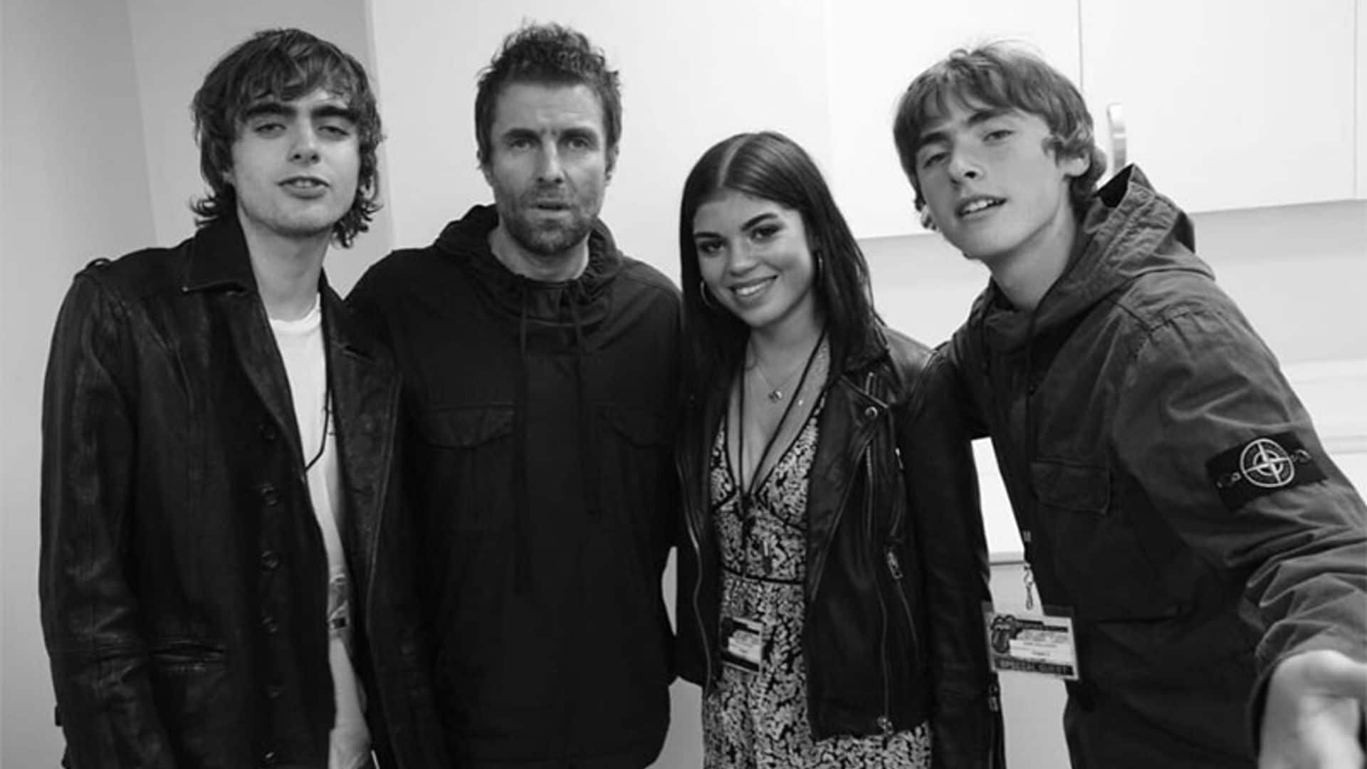 El líder de Oasis, Liam Gallagher, se reencuentra con su hija 19 años después