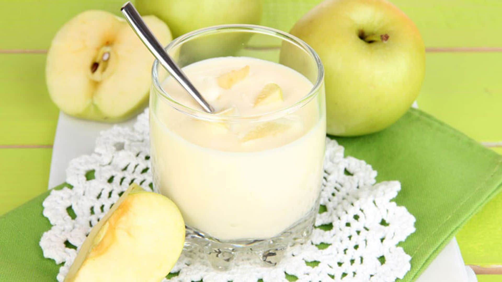 Natillas de manzana sin azúcar