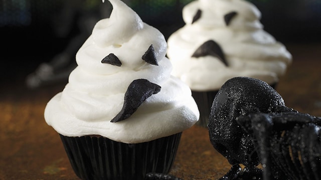 cupcakes halloween chocolate fantasma