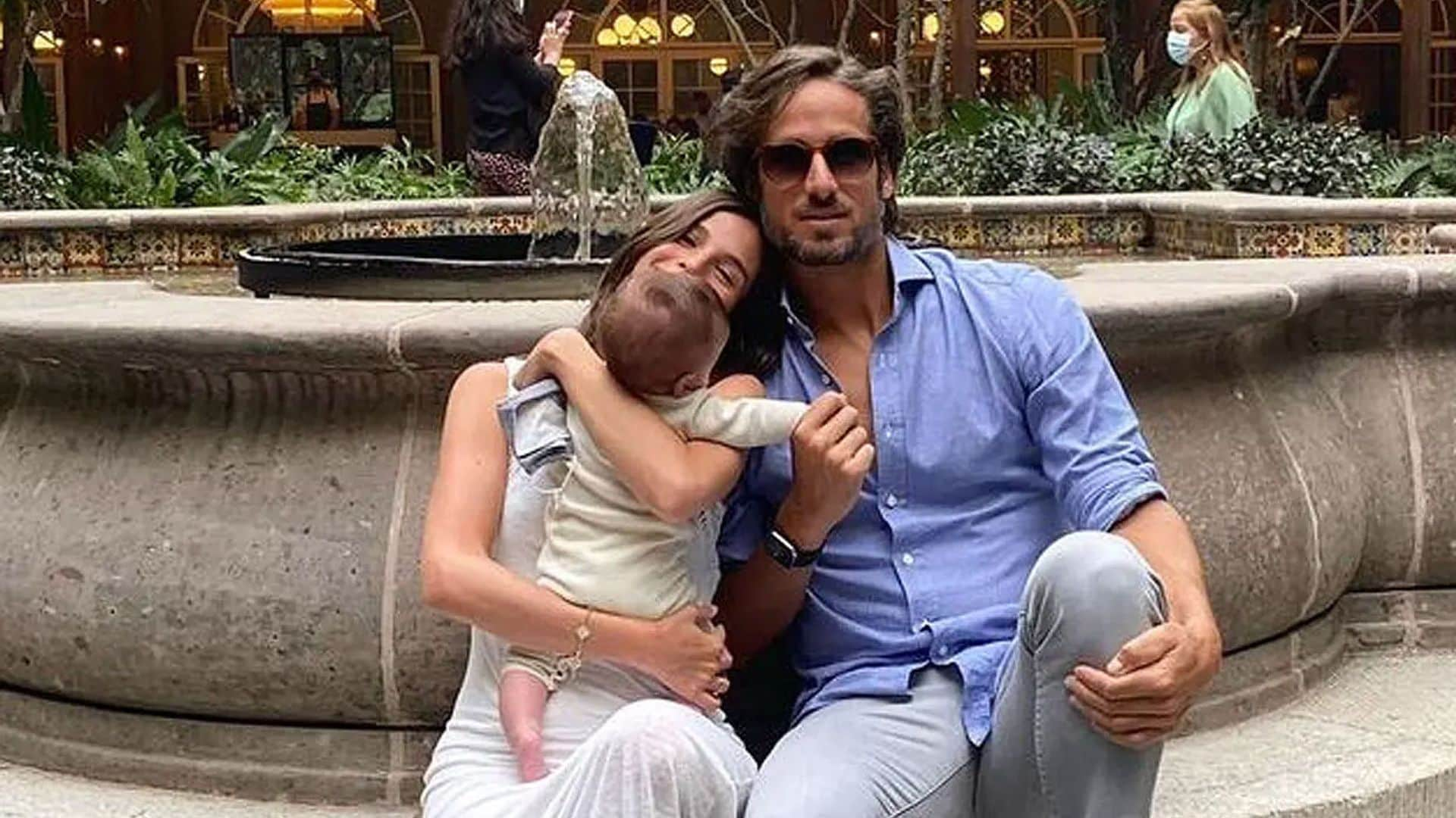 Feliciano López comparte una preciosa imagen de su hijo, al que echa mucho de menos