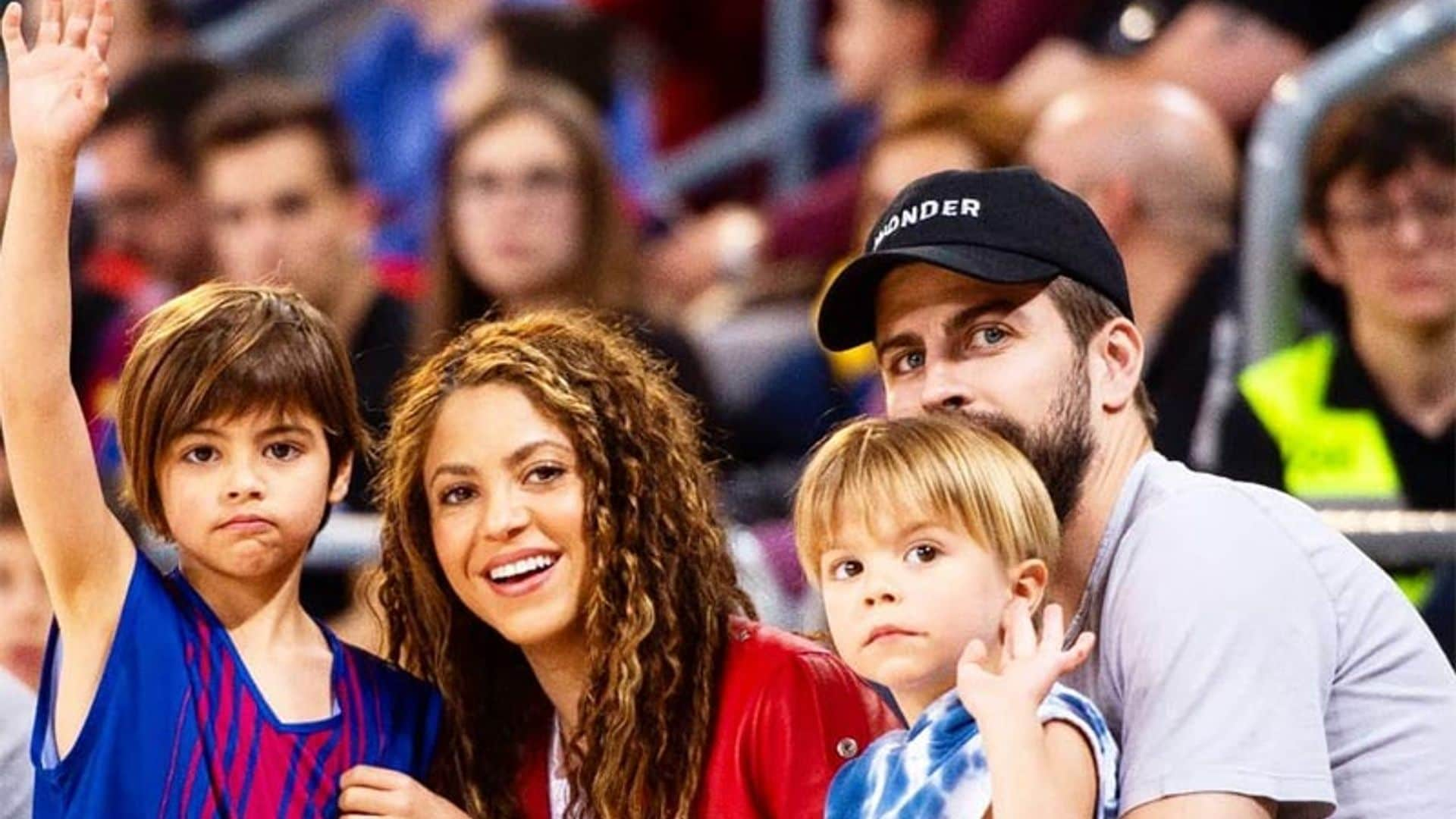 ¡Qué guapos! y ¡cómo han crecido! Shakira y Piqué presumen de hijos en su último plan familiar