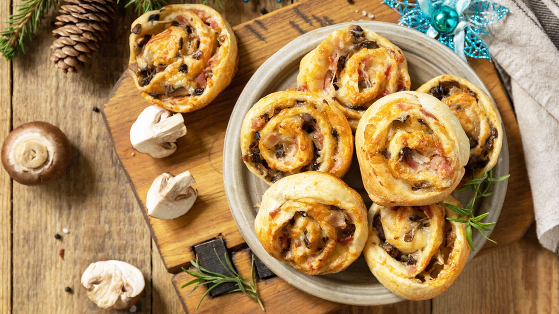 'Pizza rolls' navideños