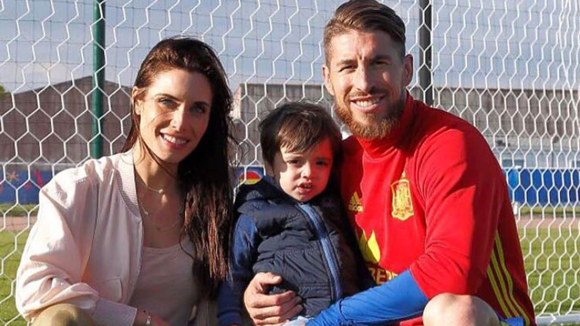 Pilar Rubio y Sergio Ramos echan la vista atrás para felicitar a Sergio Jr.