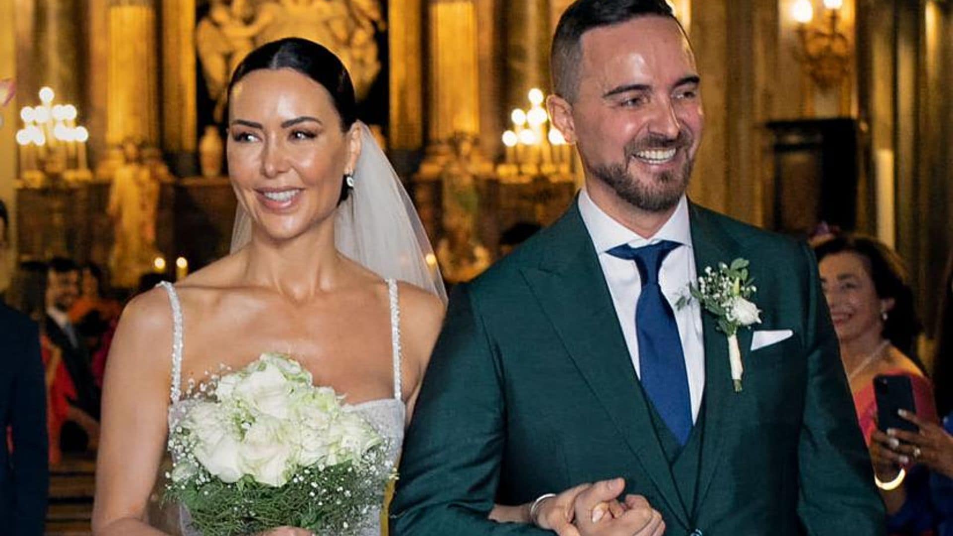 Los detalles y las imágenes no vistas de la boda de Vania Millán y Julián Bayón