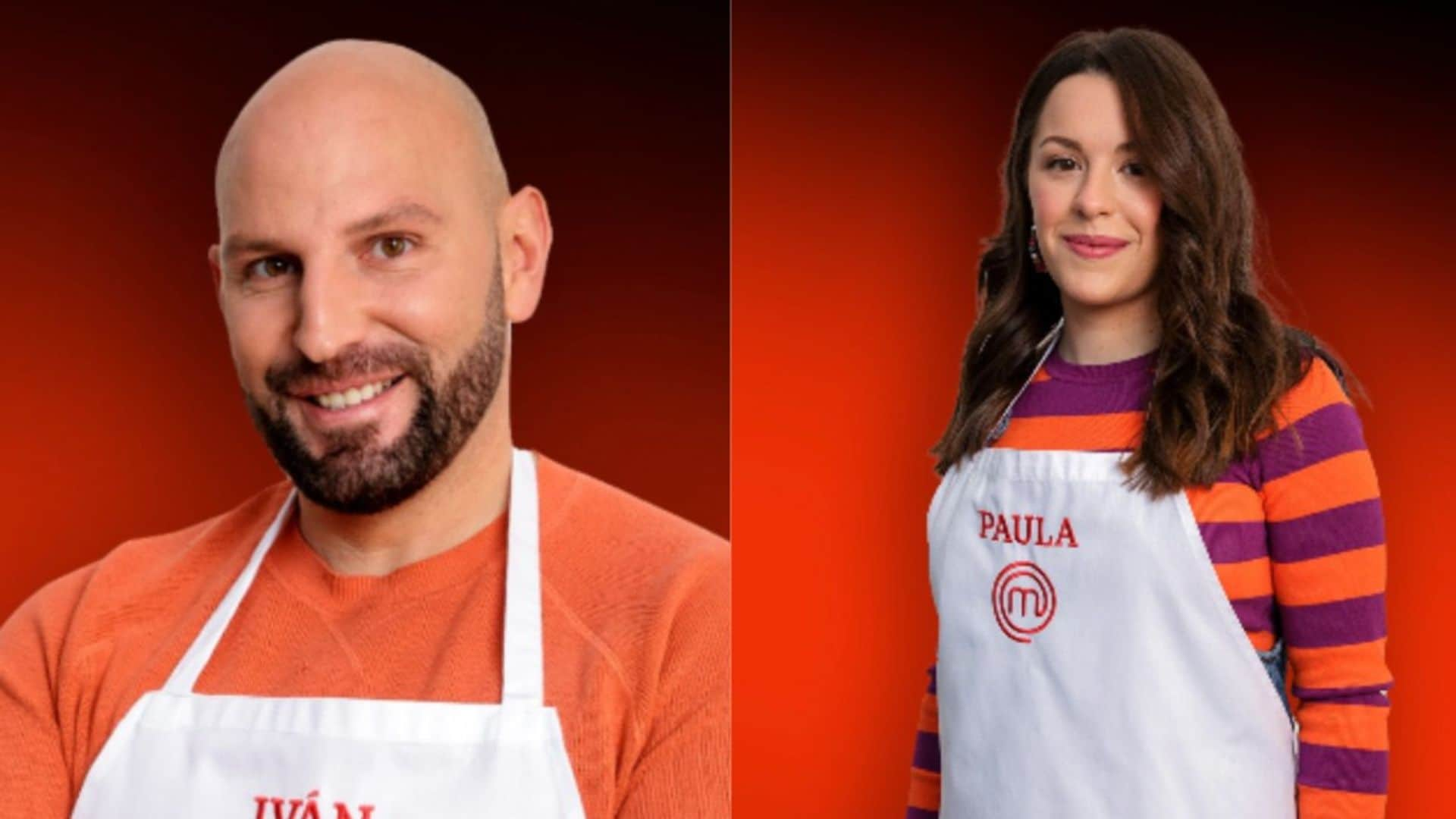 Iván y Paula ponen fin a su experiencia en 'Masterchef' en una noche con doble expulsión