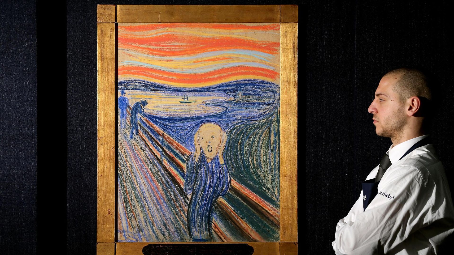 Frustran ataque de activistas a la famosa pintura ‘El Grito’ de Munch