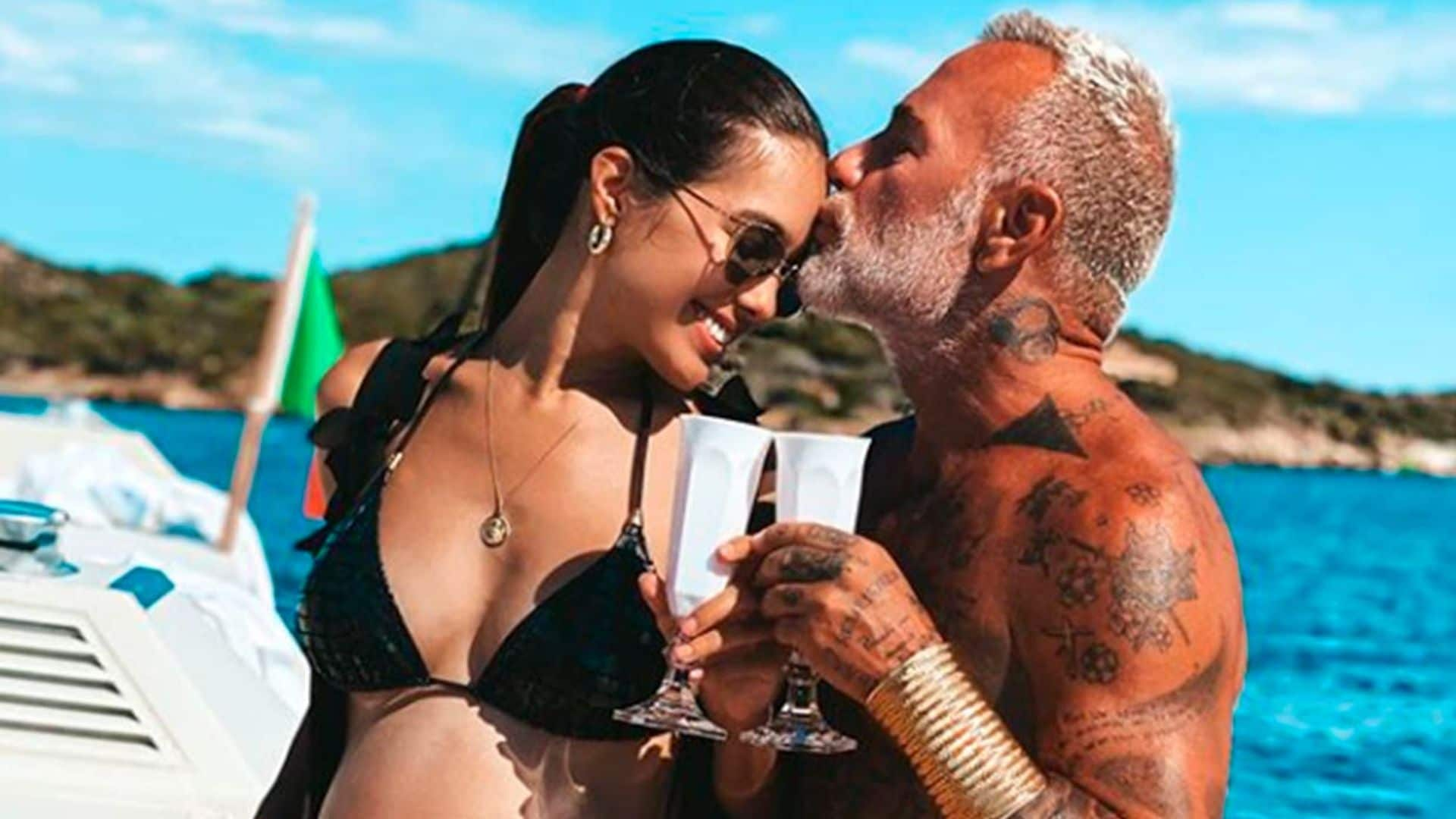 Gianluca Vacchi celebra su último cumpleaños antes de ser papá como más le gusta: con su chica ¡y bailando!