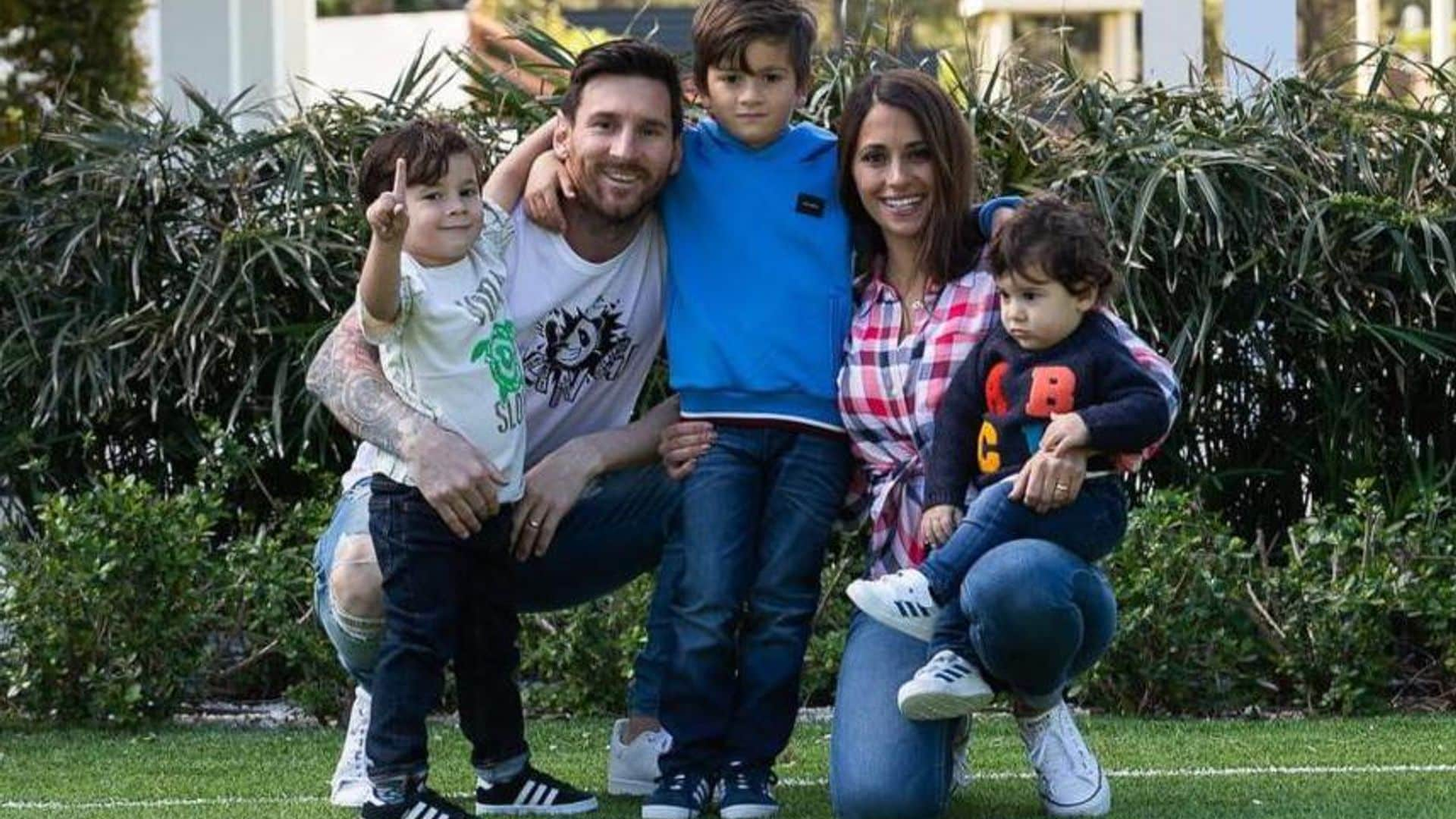 El hijo de Leo Messi y Antonela Roccuzzo revela sus capacidades para los malabares