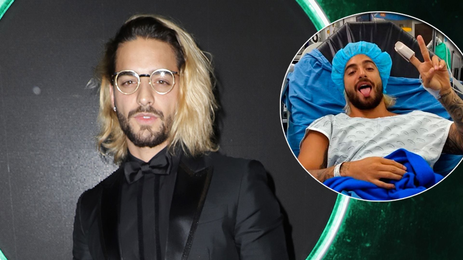 La foto de Maluma desde el hospital que conmocionó a sus fans