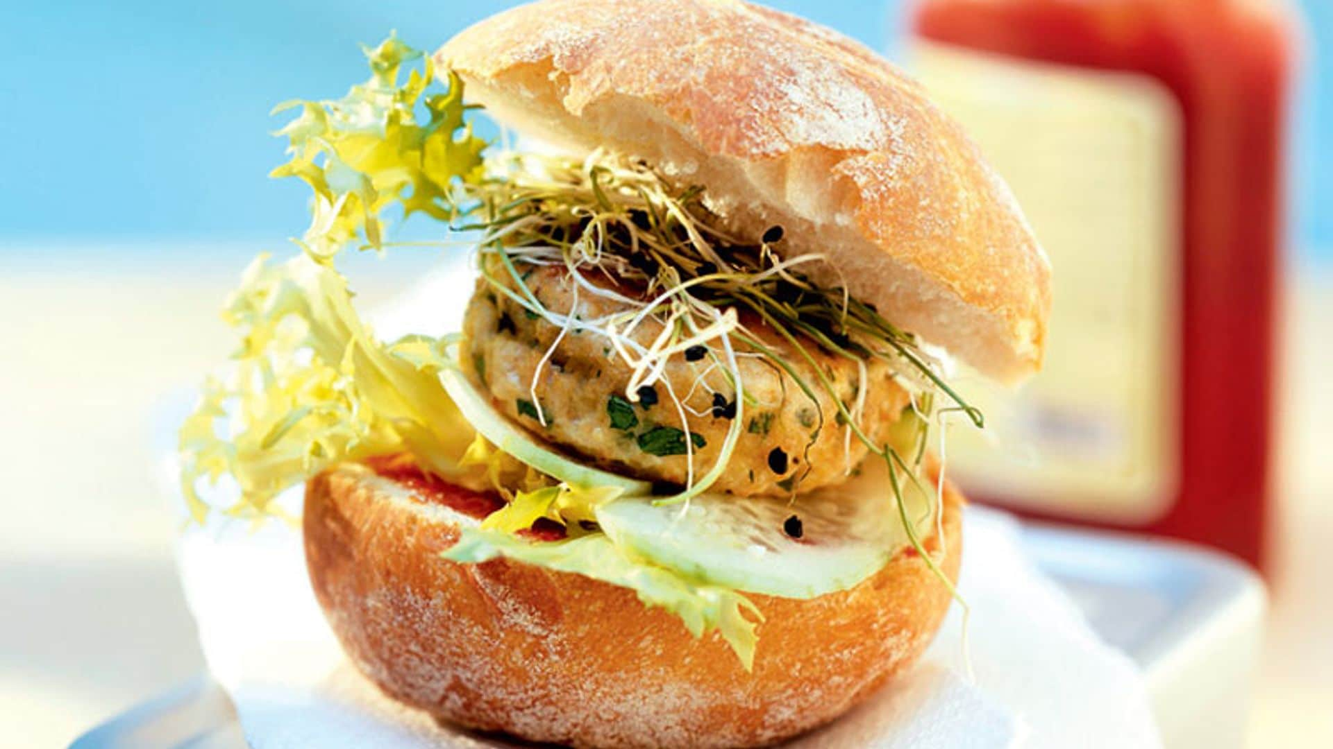 hamburguesa bacalao