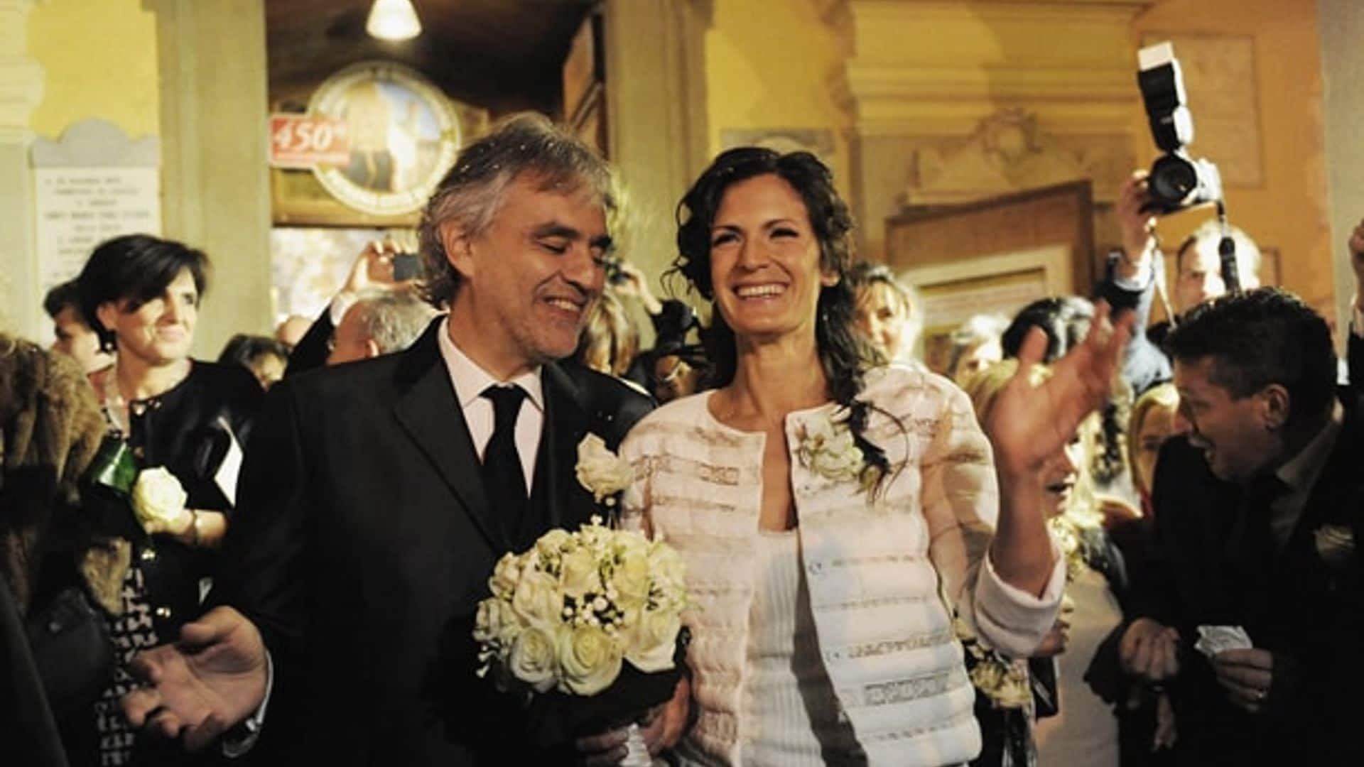 Andrea Bocelli se casa con su novia, Verónica Berti, tras 12 años de noviazgo