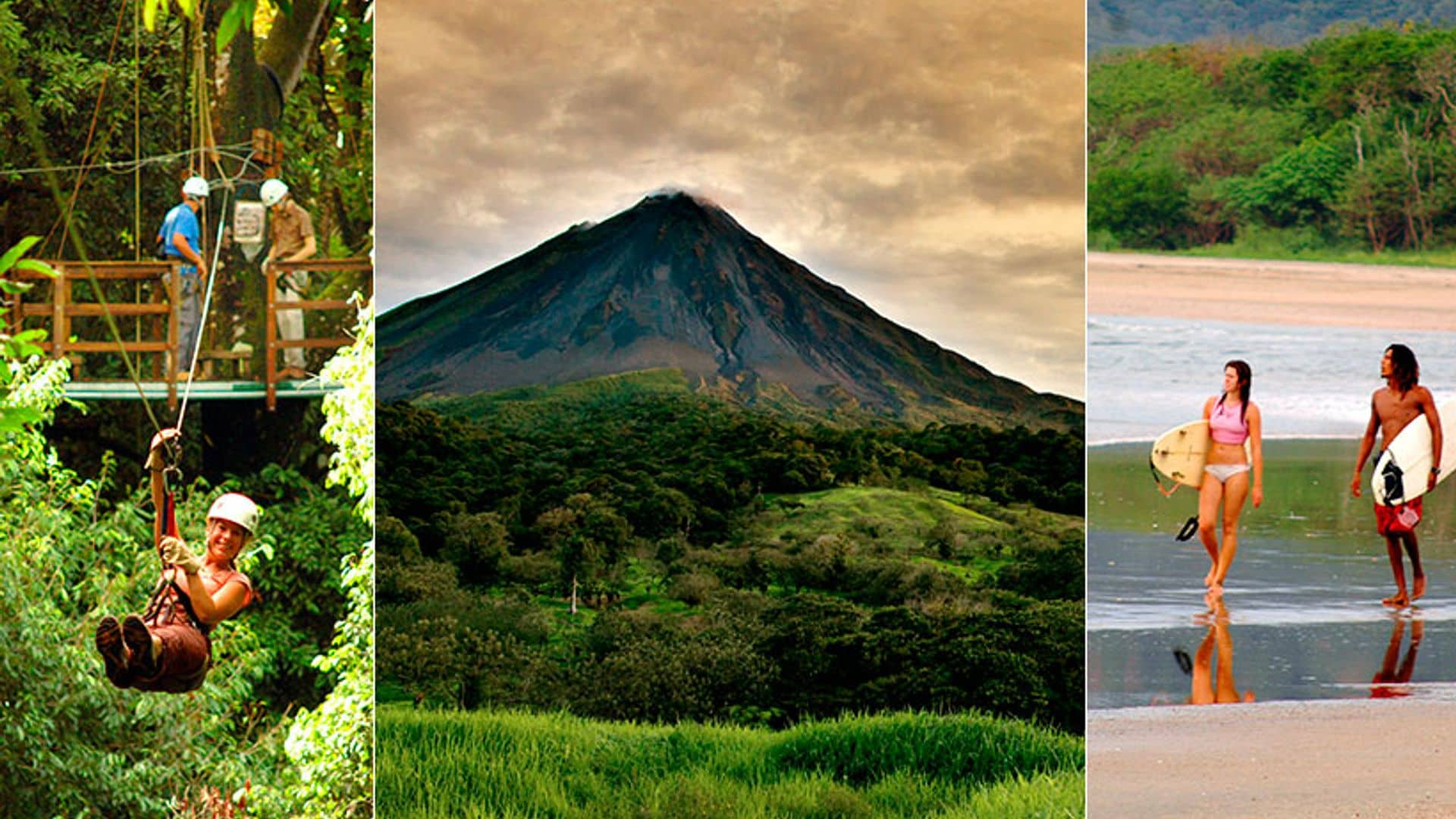 Monos capuchinos, volcanes rugiendo, tirolinas y otras aventuras para disfrutar en familia