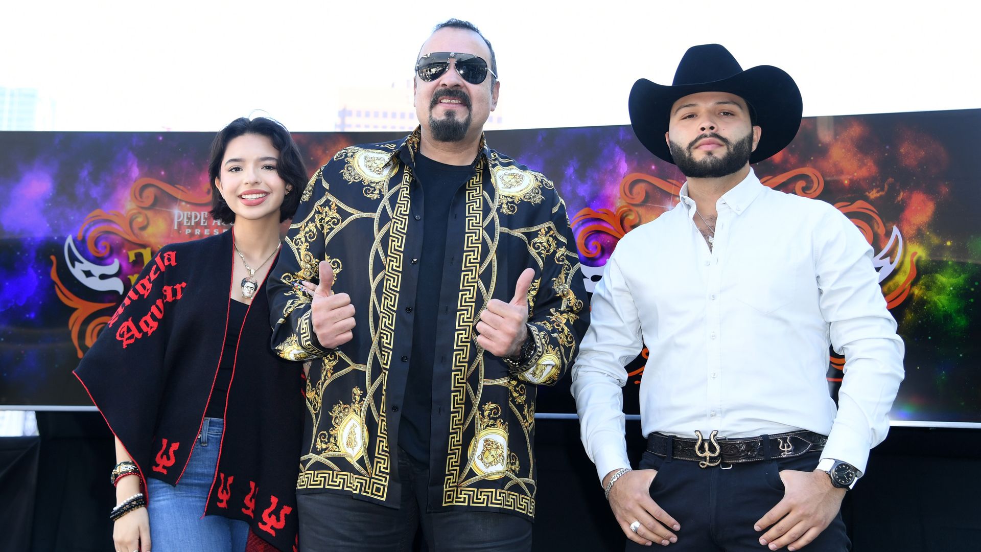 Pepe Aguilar, feliz de trabajar con sus hijos.