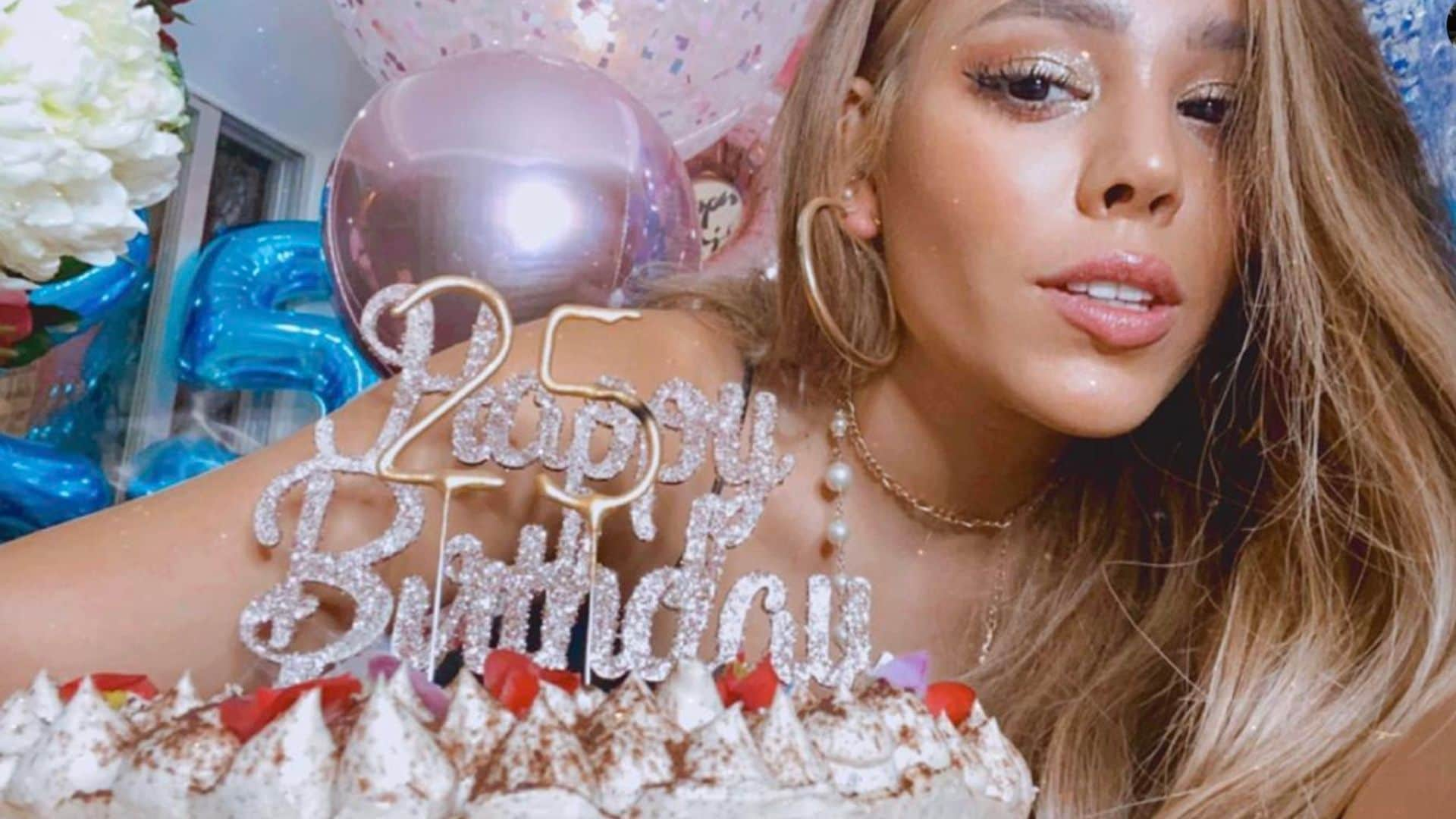 Danna Paola celebra un ‘tembloroso cumpleaños’ número 25