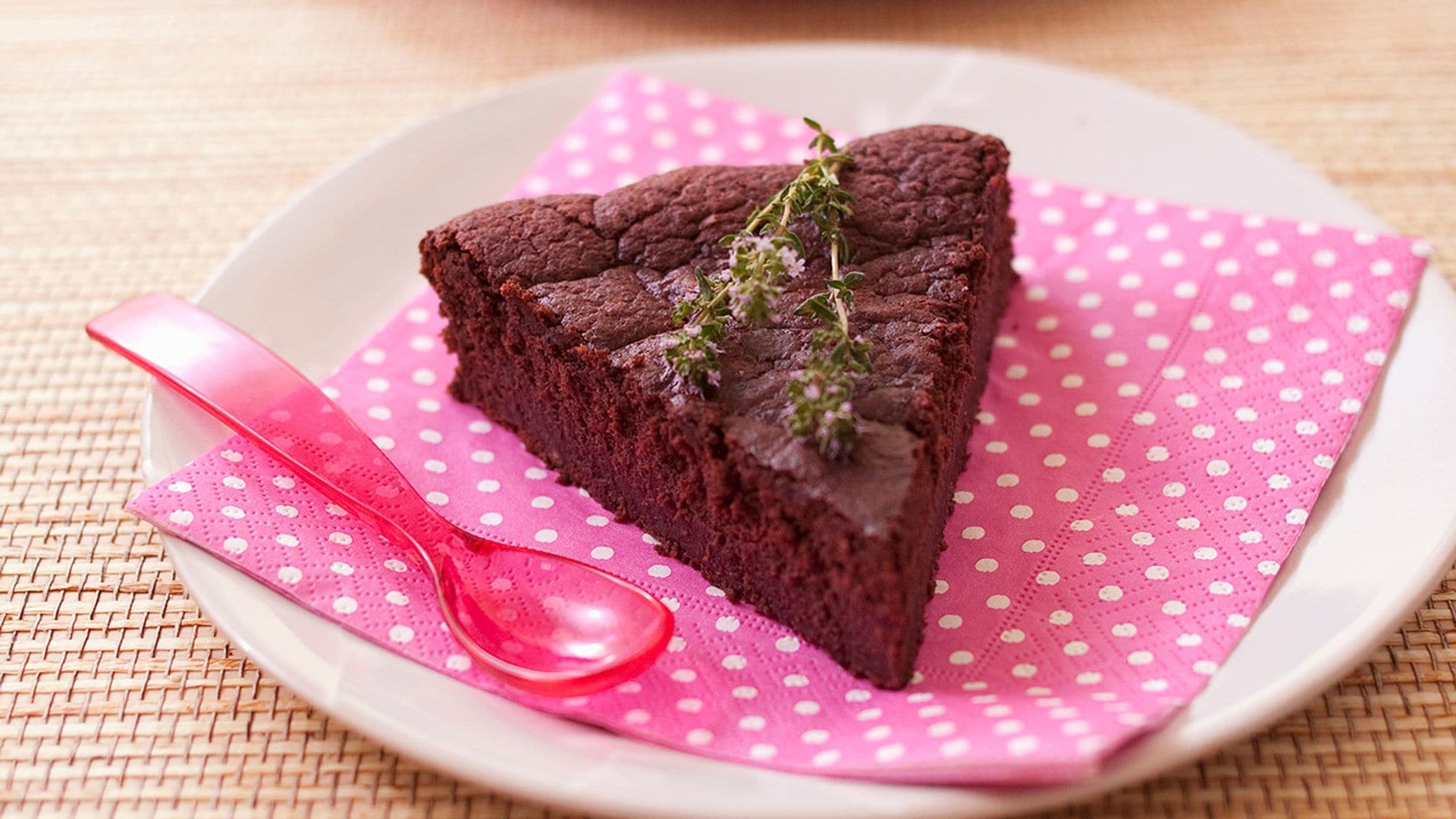 Tarta de chocolate y remolacha