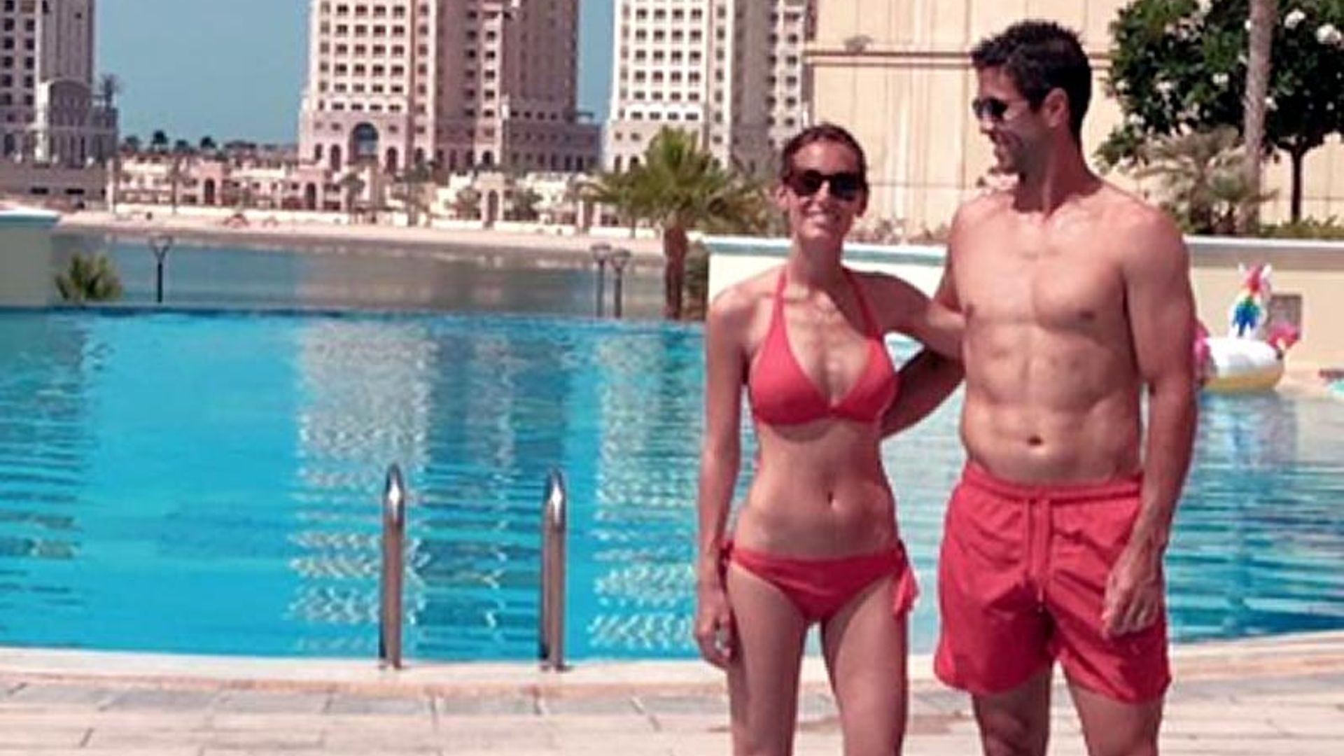 Ana Boyer y Fernando Verdasco, la pareja más compenetrada ¡hasta en la piscina!