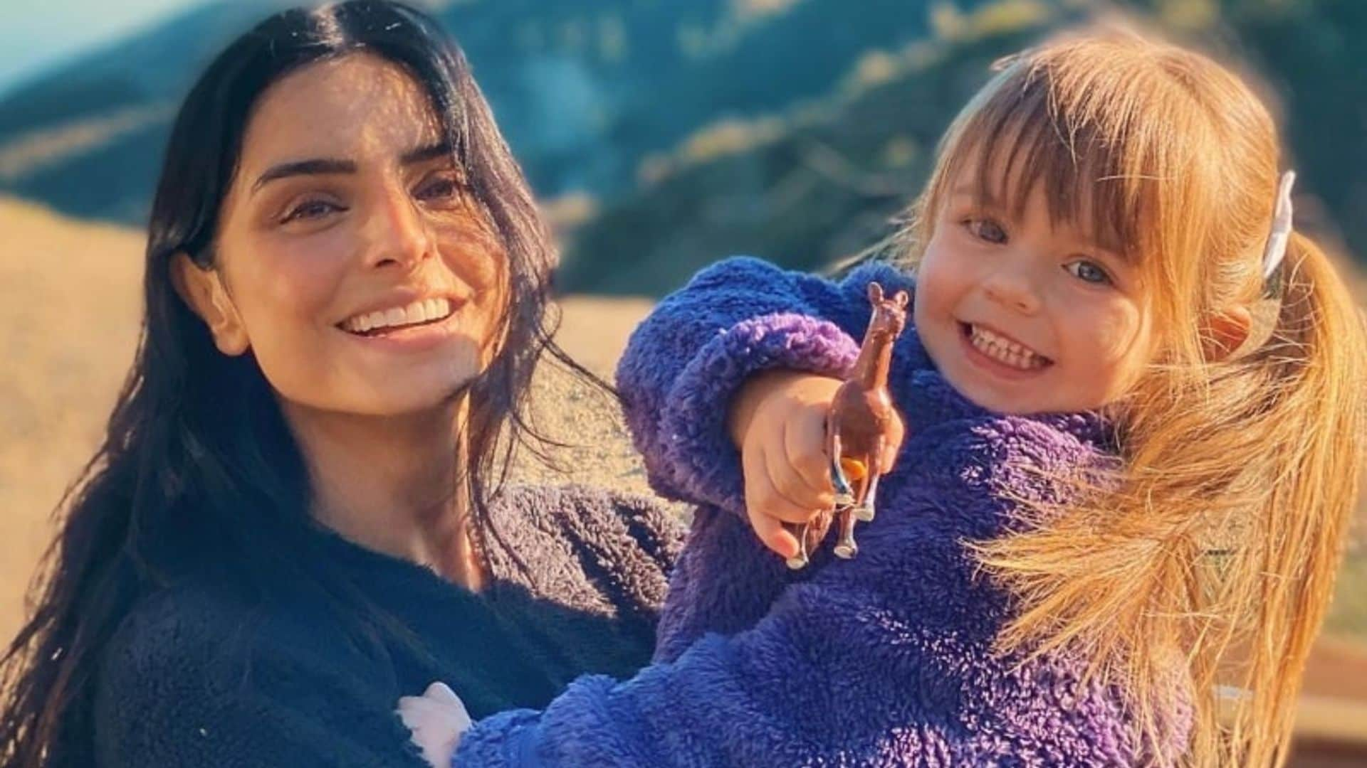 ¡Para derretirse! Kailani, la hija de Aislinn Derbez, toma sus primeras clases de equitación