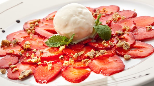 carpaccio fresas adob