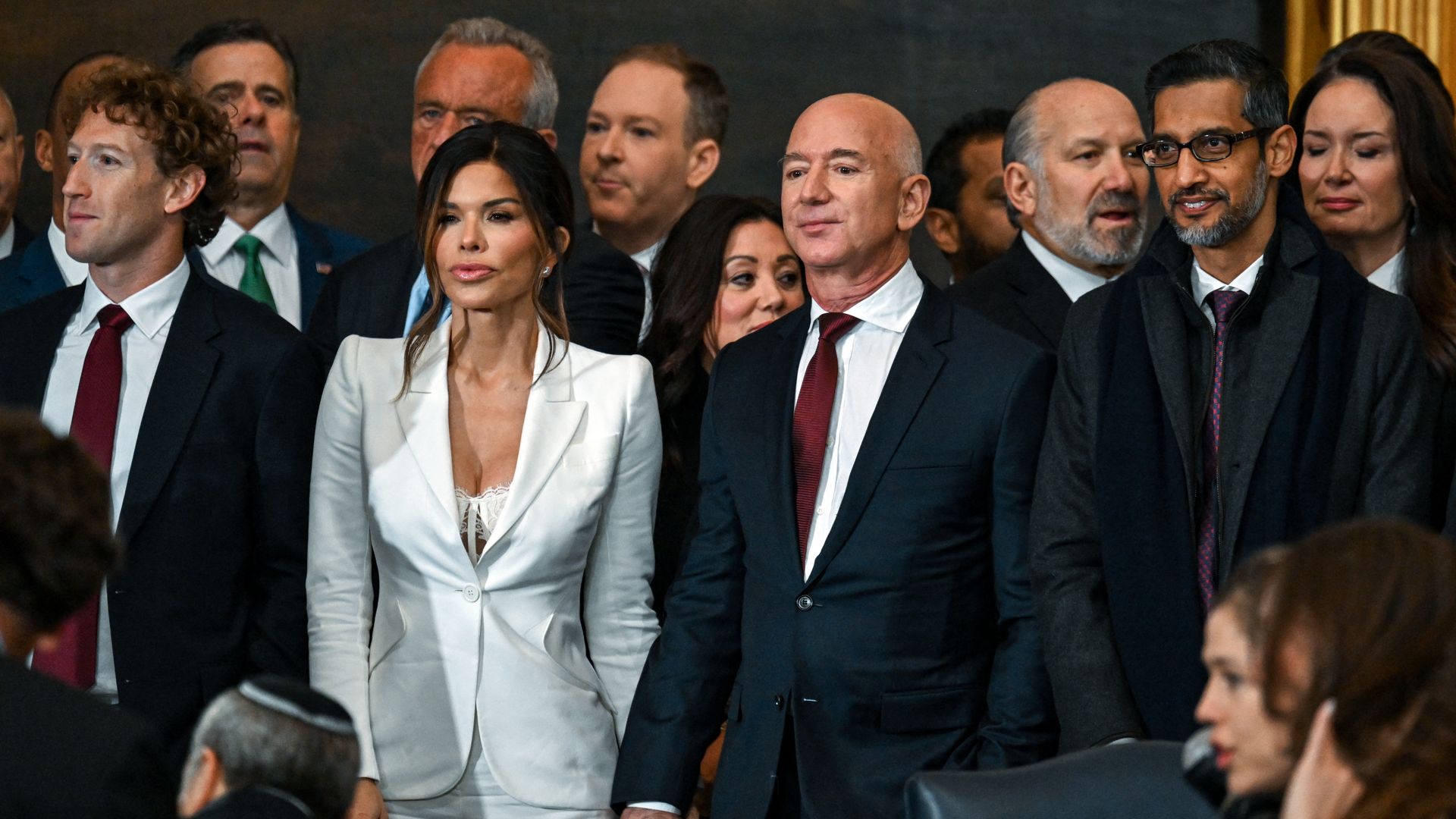 De Elon Musk a Jeff Bezos y Lauren Sánchez: todos los invitados a la investidura