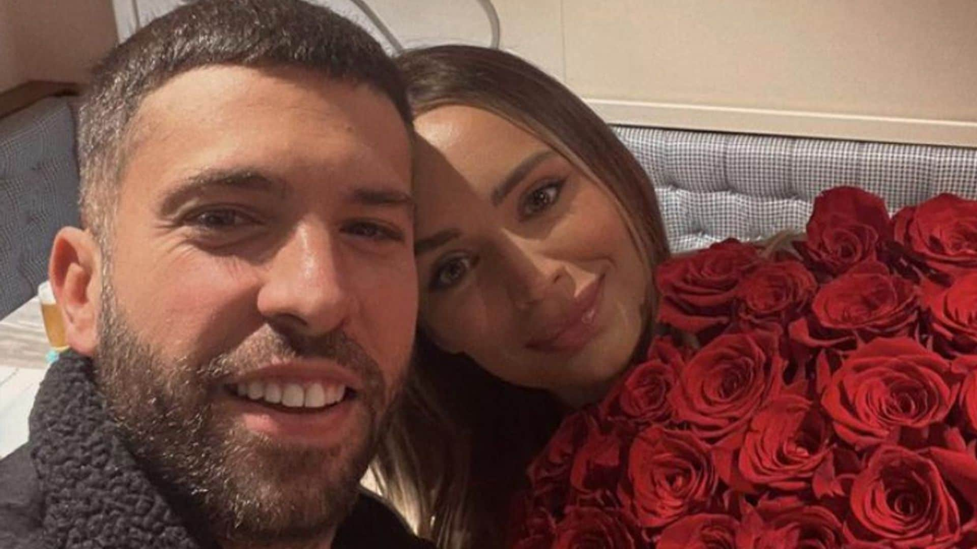 Jordi Alba y Romarey Ventura anuncian que van a ser padres por tercera vez