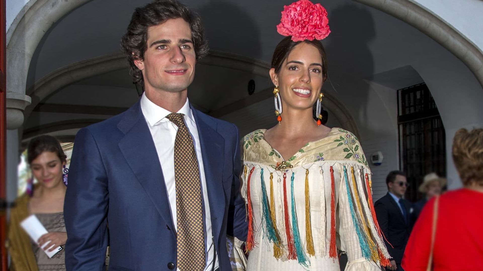 Los duques de Huescar deslumbran en su primera Feria de Abril como casados