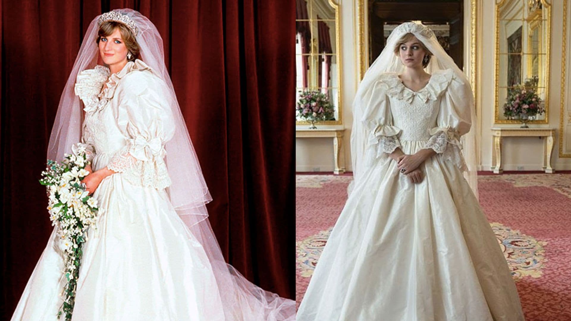 Cómo fue crear el vestido de novia de Lady Di para 'The Crown', contado por su diseñadora