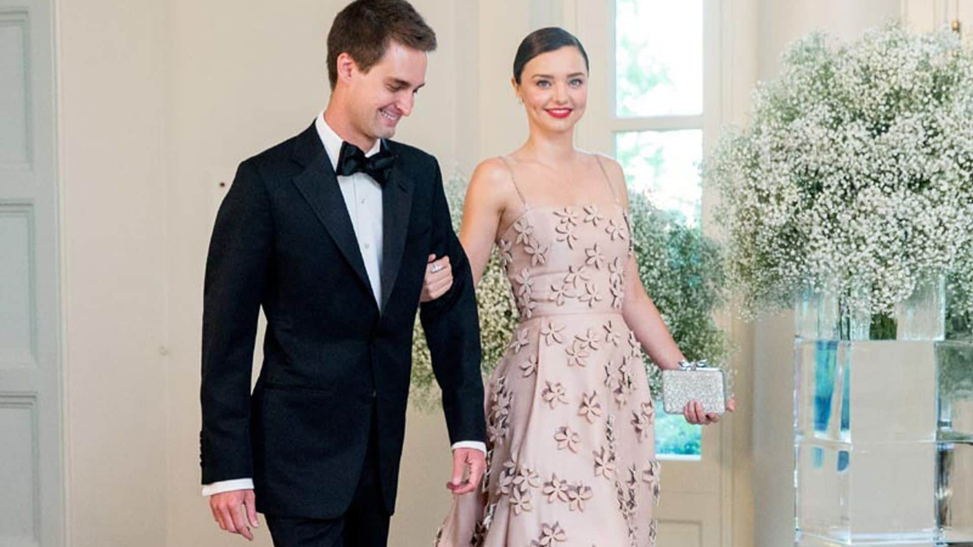 Miranda Kerr conquista la Casa Blanca del brazo de su novio