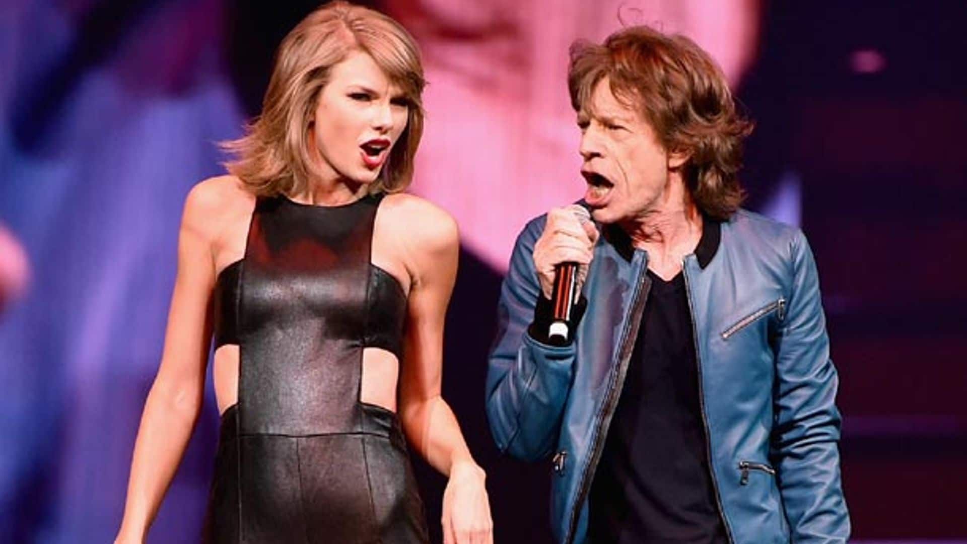 Electrizante y arrolladora, Taylor Swift se sube al escenario con el legendario Mick Jagger