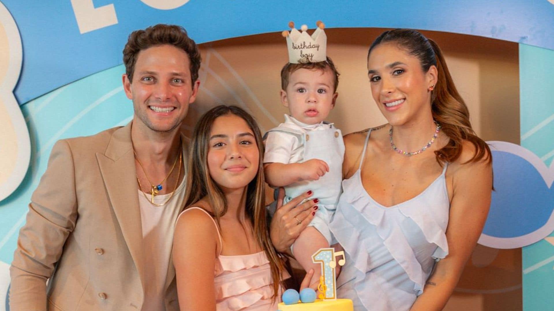 Así fue la encantadora fiesta del primer cumpleaños de Lorenzo, el bebé de Daniela Ospina y Gabriel Coronel