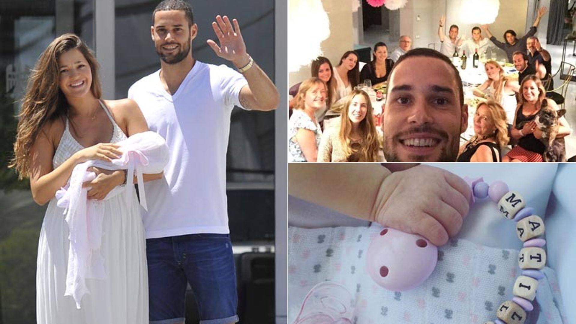 ¡Bienvenida, Matilda! Malena Costa y Mario Suárez celebran la llegada de su pequeña