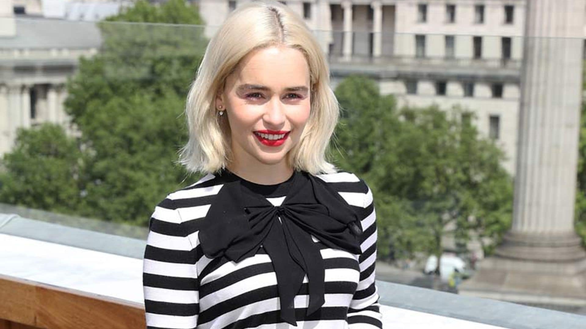 ¡Nuevo cambio de look! Emilia Clarke se corta el pelo por 'Juego de Tronos'