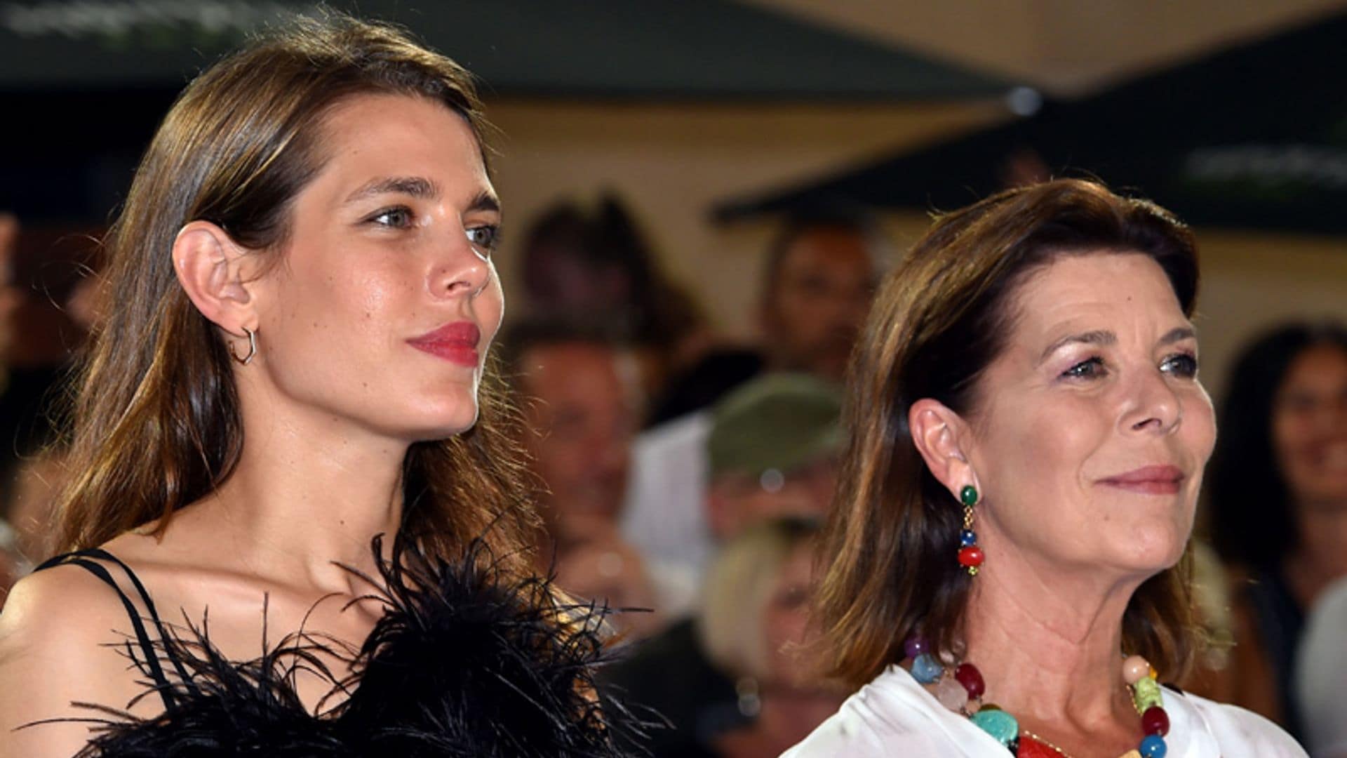 La felicidad de Carolina de Mónaco tras el nacimiento de su nieto, el segundo hijo de Carlota Casiraghi