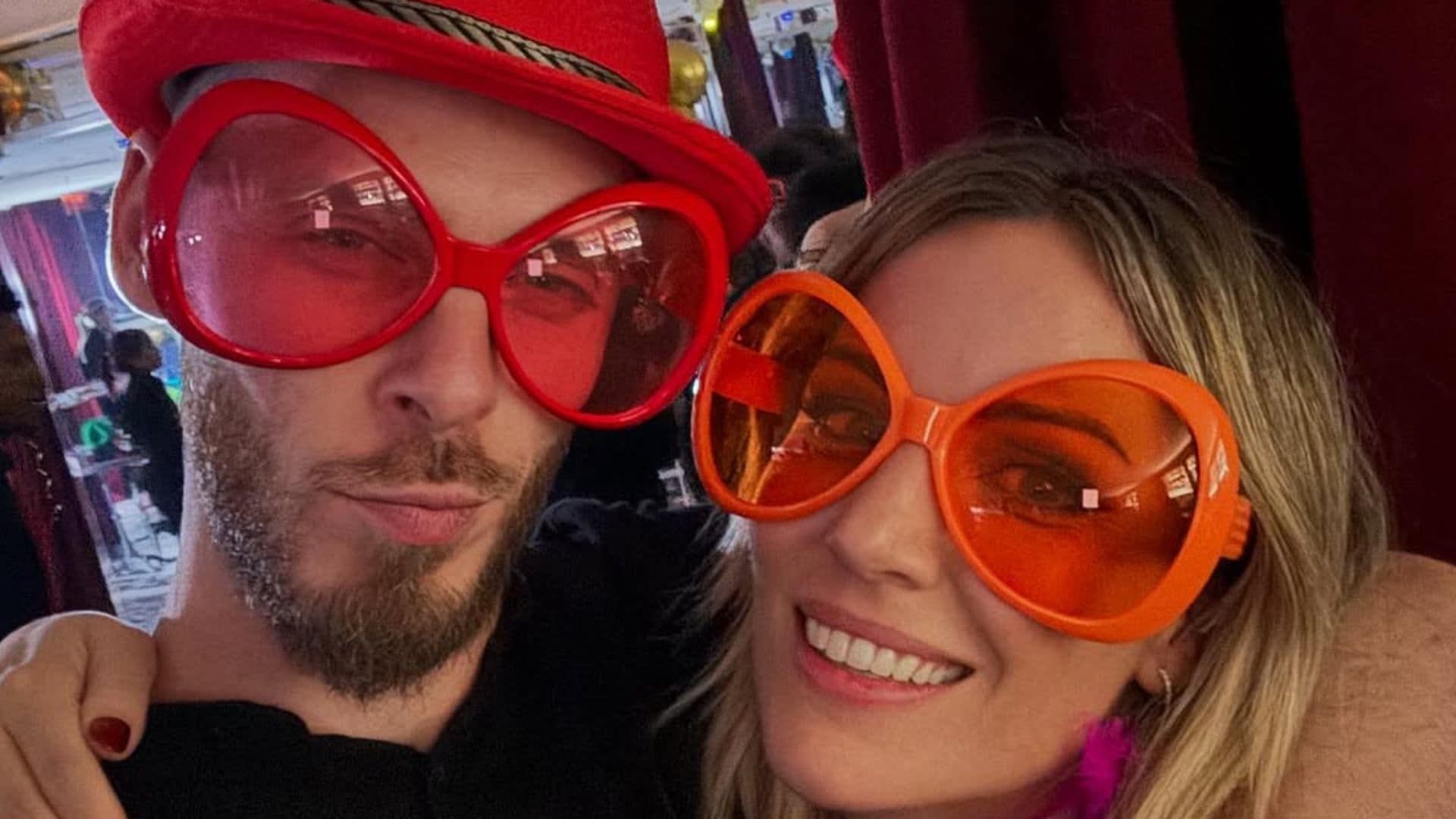 Edurne celebra su cumpleaños a la italiana y con la romántica felicitación de David de Gea