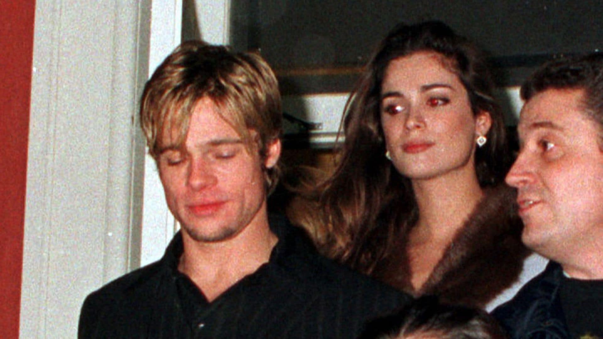 Las fotografías del encuentro de Mar Saura y Brad Pitt en 1997