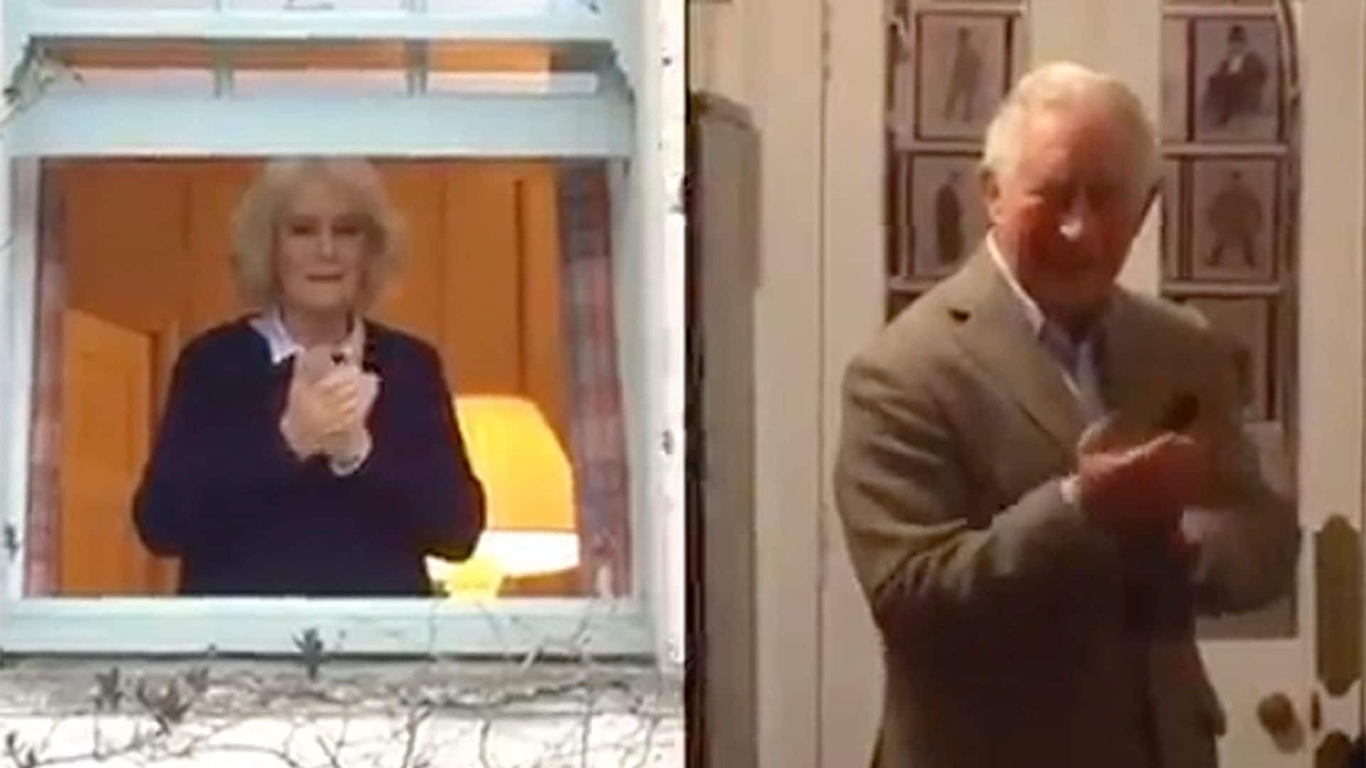 El príncipe Carlos de Inglaterra se une virtualmente al saludo de Camilla