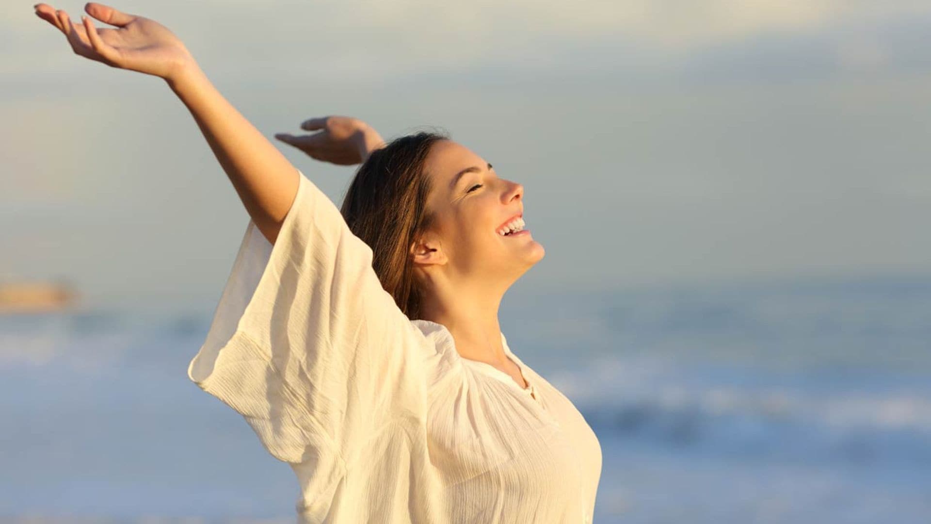 mujer feliz