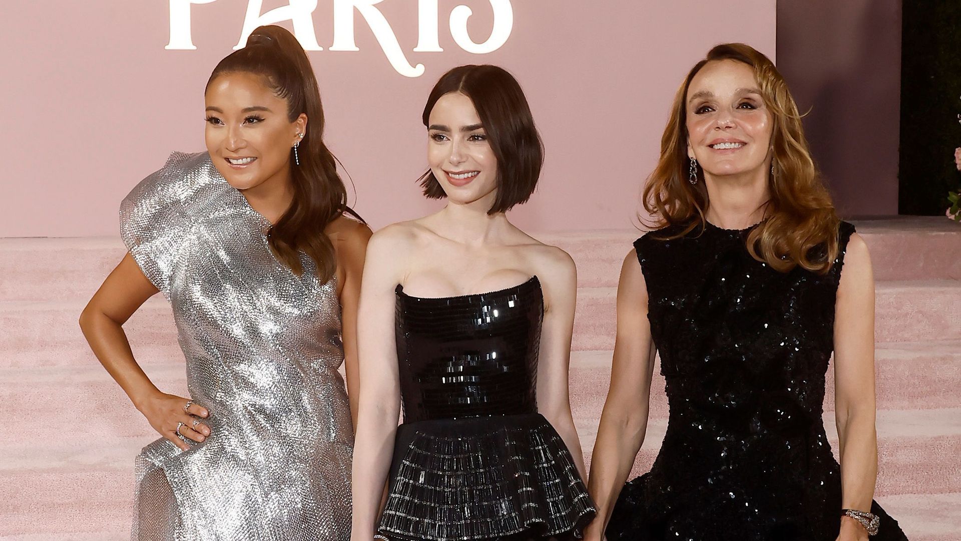 Ashley Park, Lily Collins y Philippine Leroy-Beaulieu