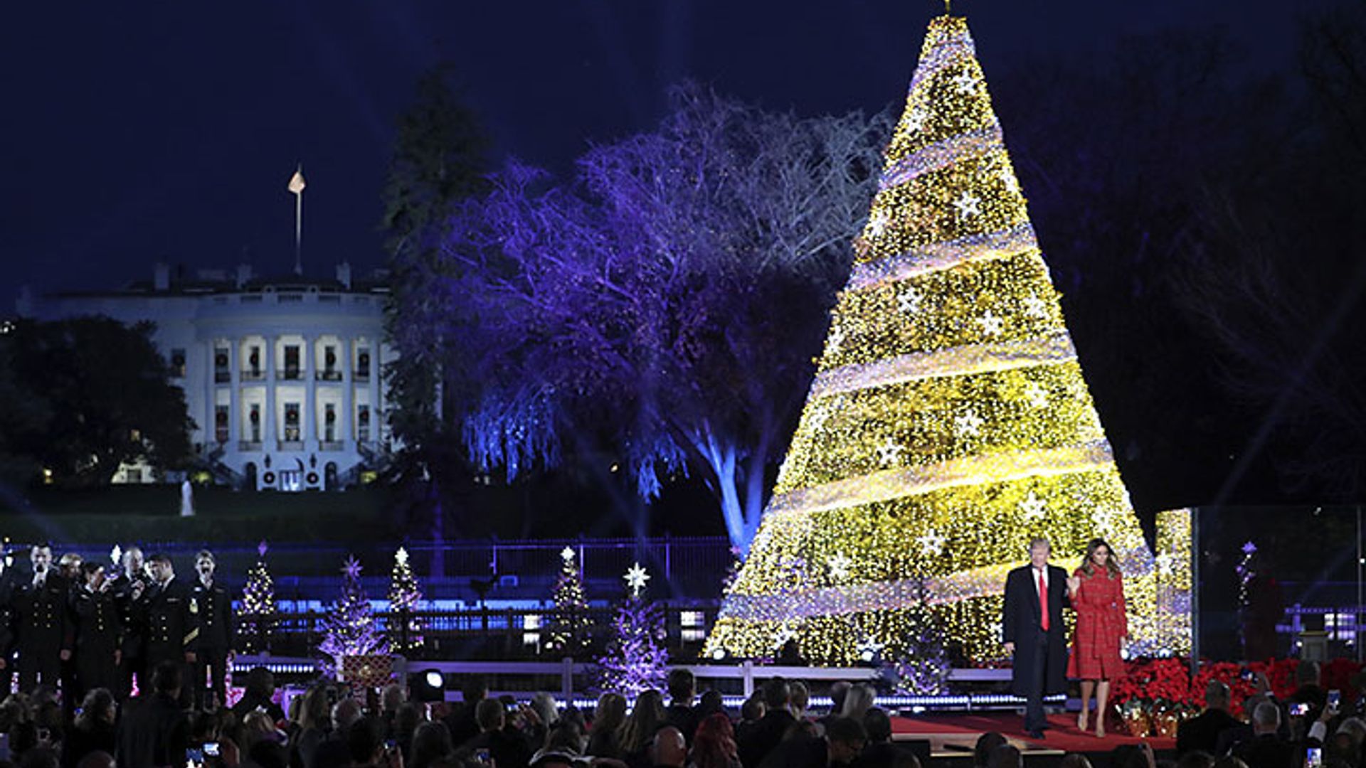 La primera Navidad de los Trump en la Casa Blanca