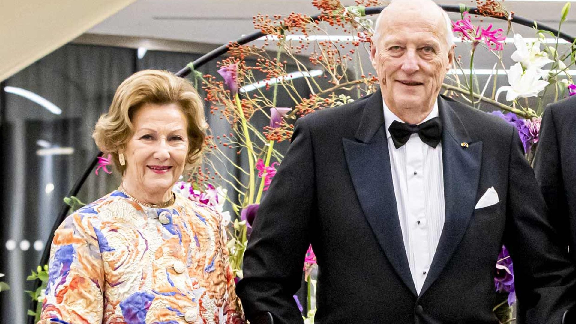 El rey Harald celebra su 85 cumpleaños fuera de Noruega con su familia