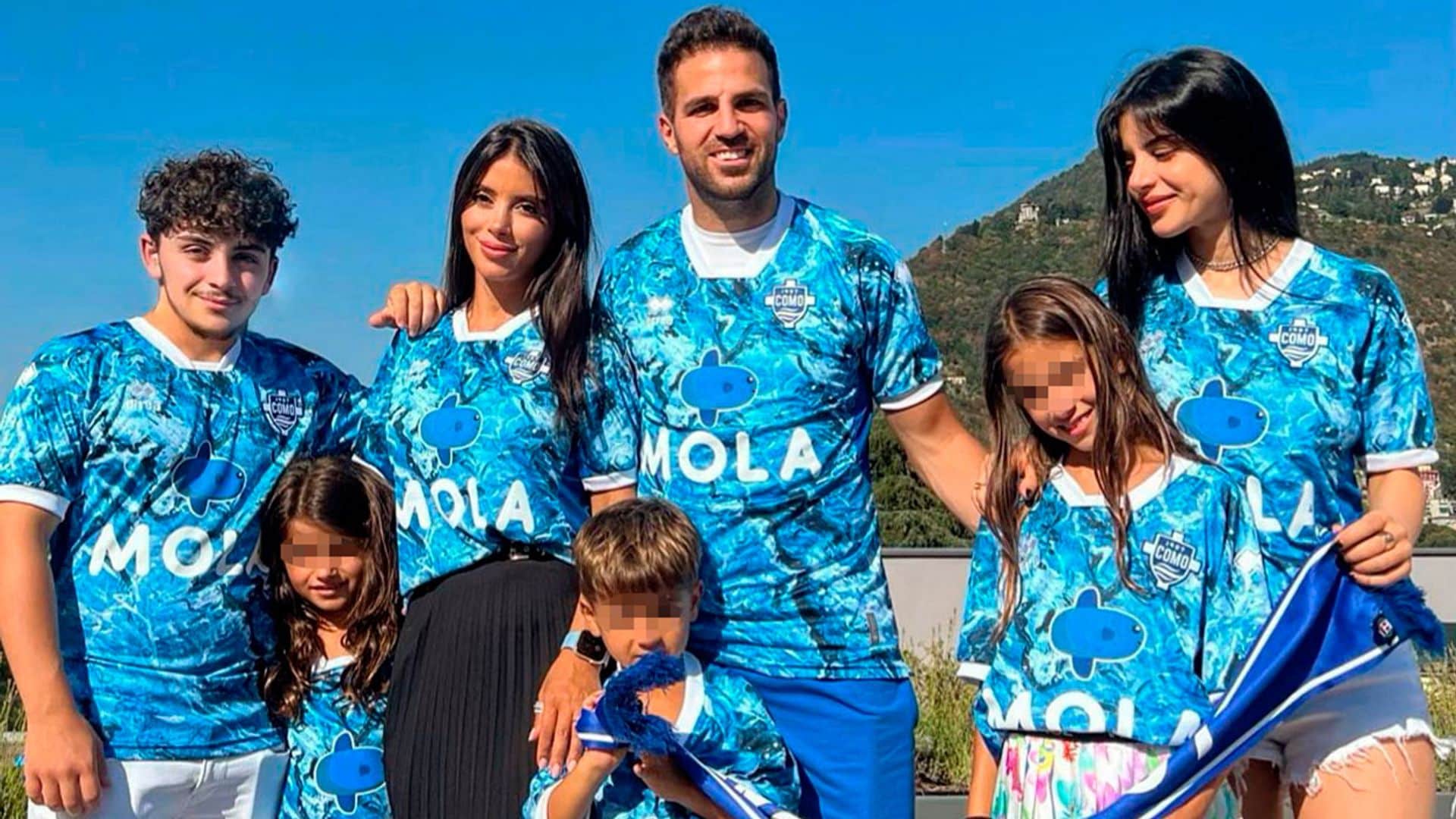 La gran familia de Cesc Fábregas y Daniella Semaan: cinco hijos, entre ellos una youtuber de 23 años y un futbolista de 19